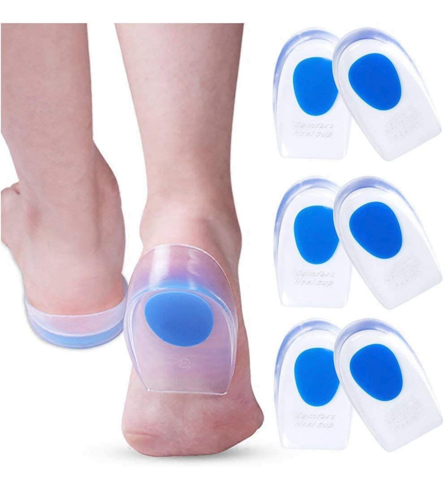 Silicone Heel Pads for Men - Ultimate Comfort & Support | Shop Internationally - Buy Online on GoSupps.com