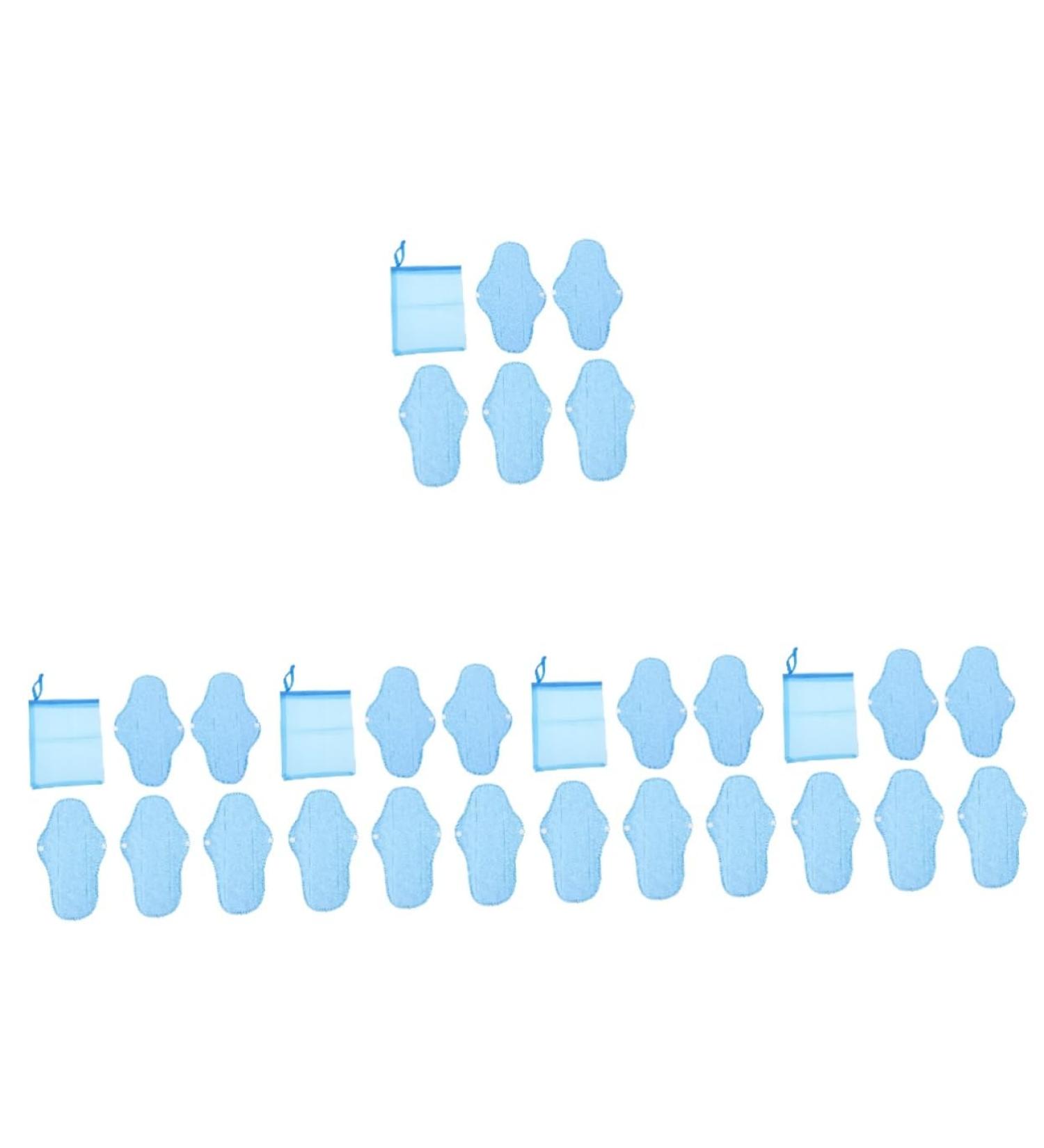 Mobestech Women's Bandage: Polar Fleece Menstrual Napkins - 6-Pack Reusable Fabric Pads for Comfort & Protection - Buy Online on GoSupps.com