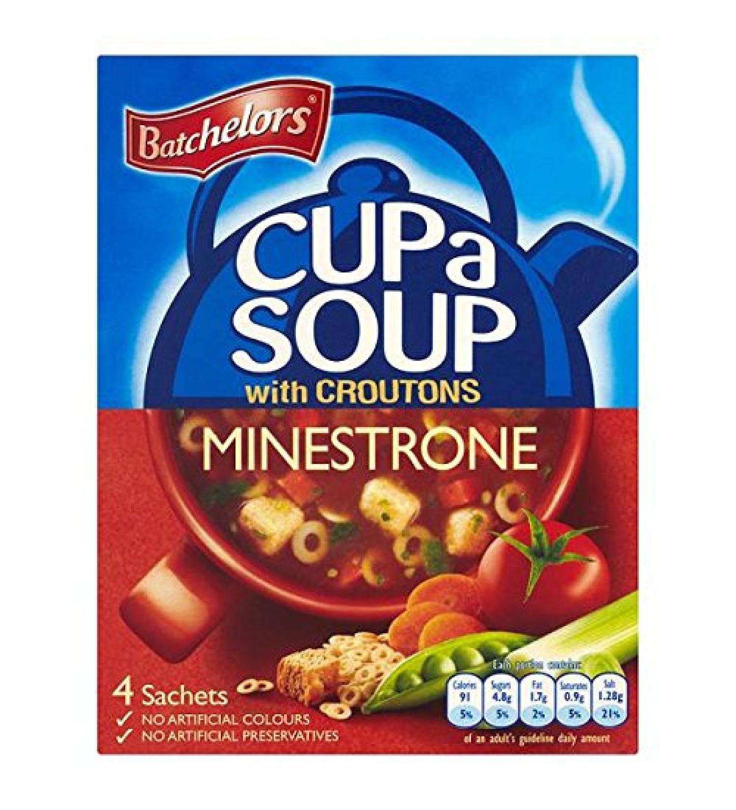 Batchelors Batchelors 9 x Soup Minestrone with Croutons 94g