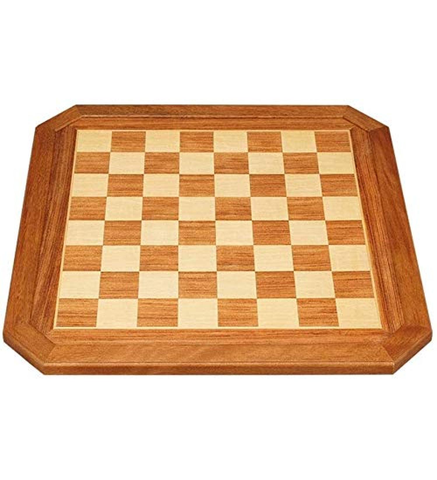 Wooden Chessboard with Octagonal Edge Games for Adults Students Training Teaching Special Educational Toys for Children Beginners 39x39cm 39x39cm - Buy Online on GoSupps.com