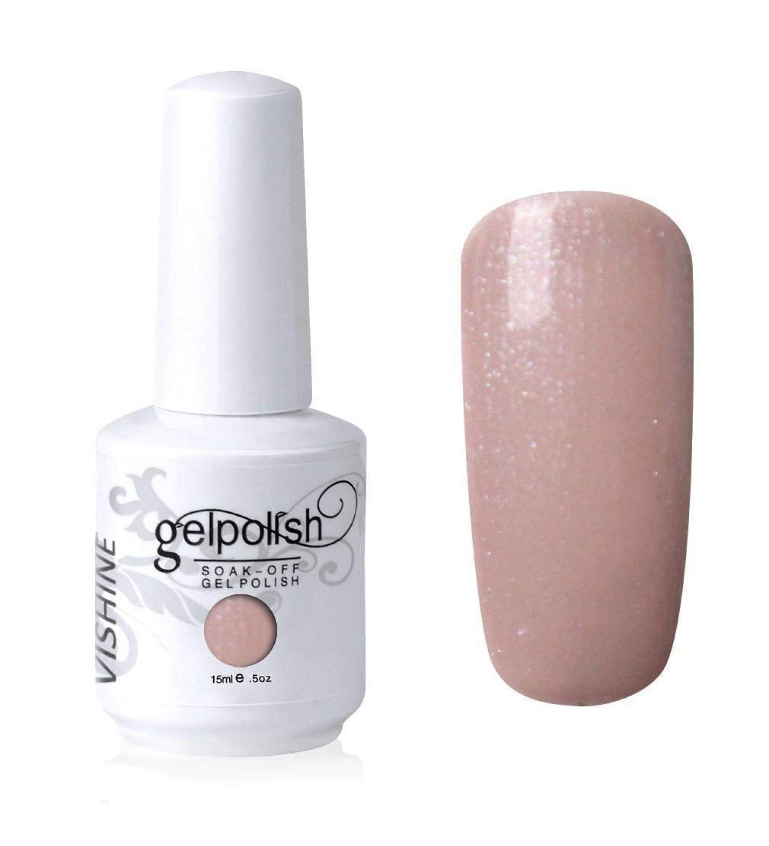 Vishine Nail Salon UV Manicure Polish Soak Off Gel Polish Nail Art Pearl Antiquewhite(755) #755 - Buy Online on GoSupps.com