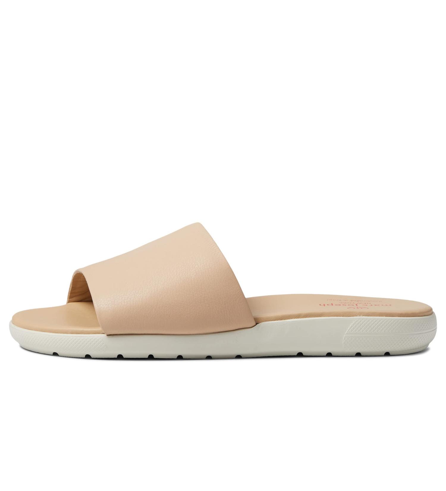 MARC JOSEPH NEW YORK Women's Leather Flat Slide Mules Sandals - Blush Soft Napa, Size 8.5 - Buy Online on GoSupps.com