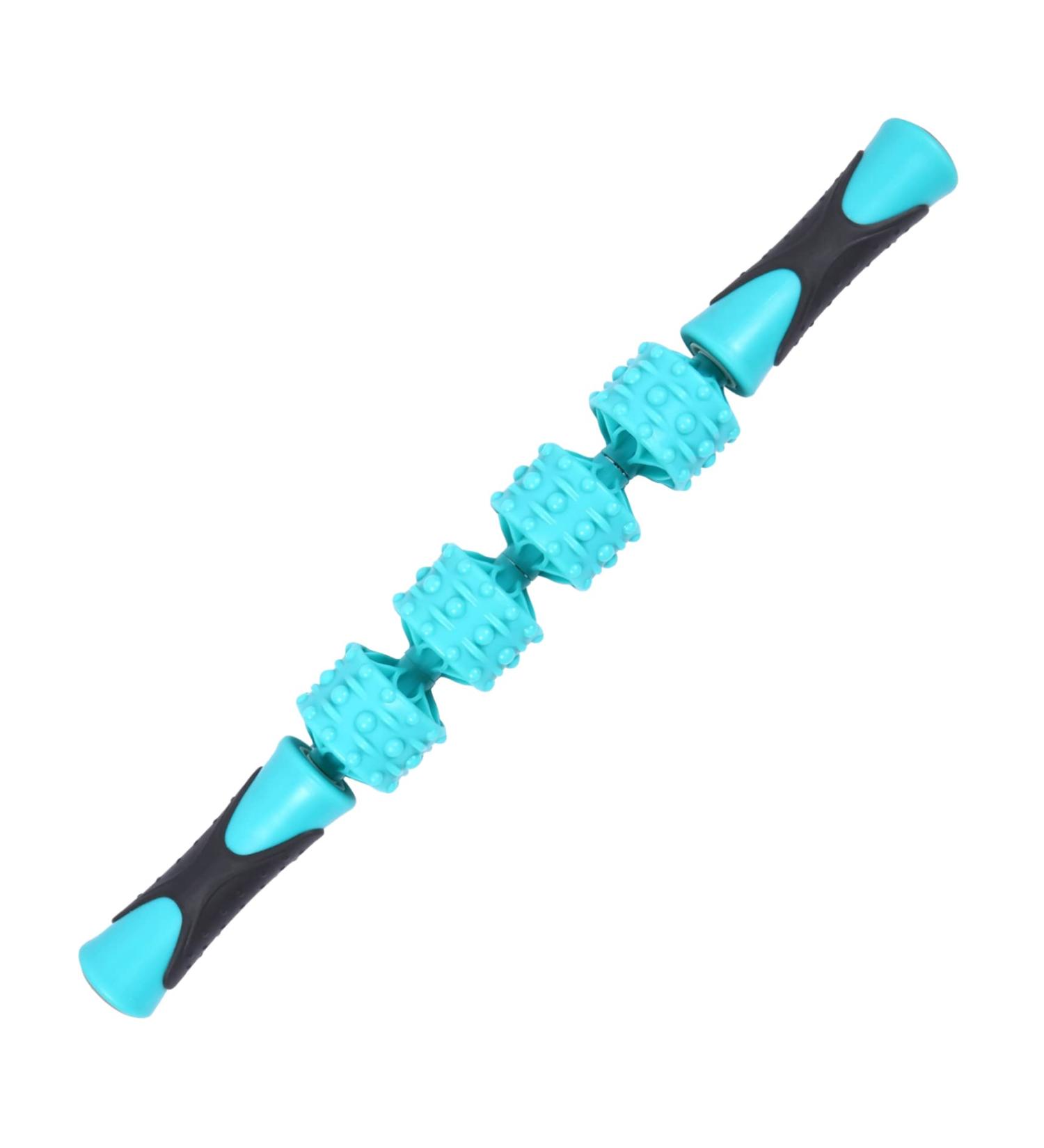 Healeved Roller Massage Device - Ultimate Muscle Roller Tool for Body Legs & Shoulders | TPR Fitness Roller Stick for Deep Tissue Relief - Buy Online on GoSupps.com