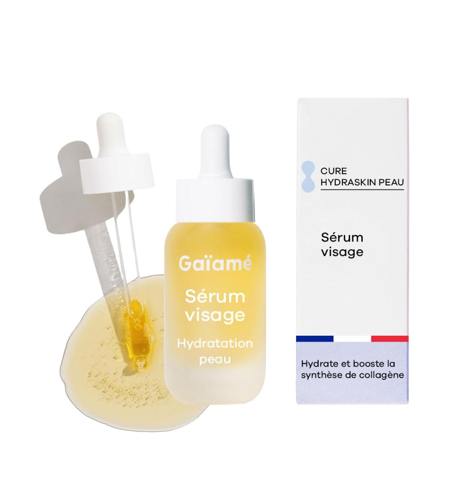 Ga am hydraskin serum hydrates the skin boosts collagen production brightens the complexion and hydrates the skin lastingly +38% collagen made in France - Buy Online on GoSupps.com