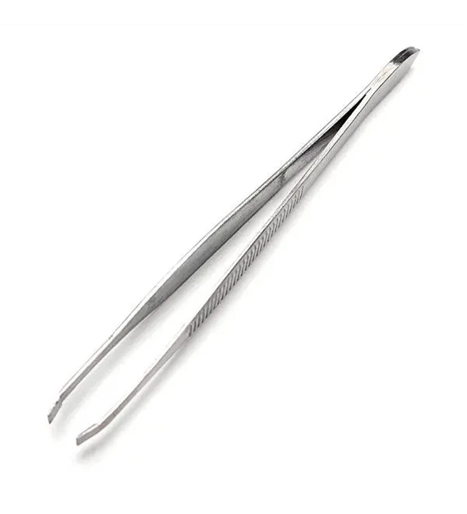 Tweezers Stainless Steel Eyebrows Tweezers Hair Removal Clip Precision Tweezers Set Silver - Buy Online on GoSupps.com