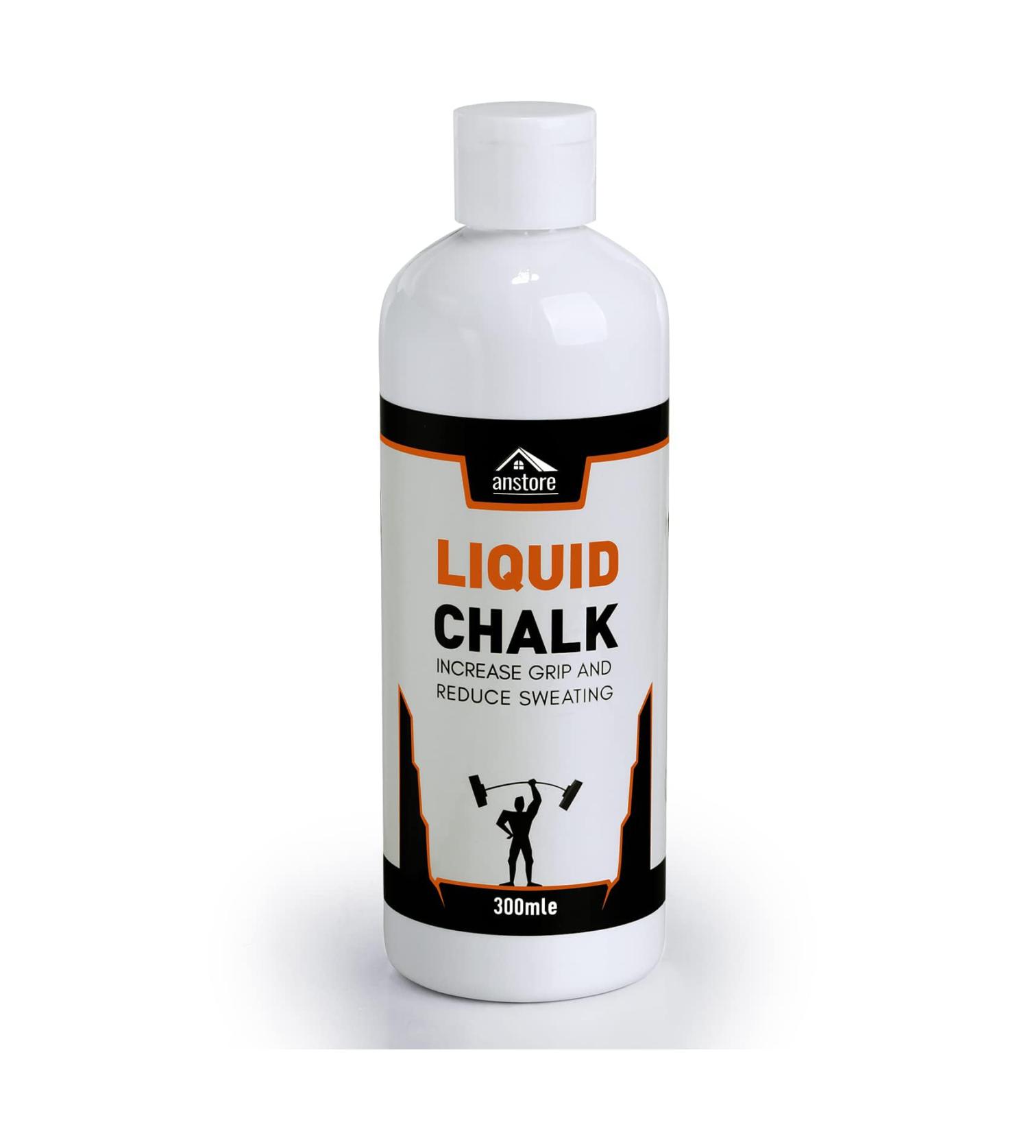 Anstore Liquid Chalk 300ML - Ideal for Gym Sports Gymnastics & Climbing - Perfect for Sweaty Hands - Buy Online on GoSupps.com