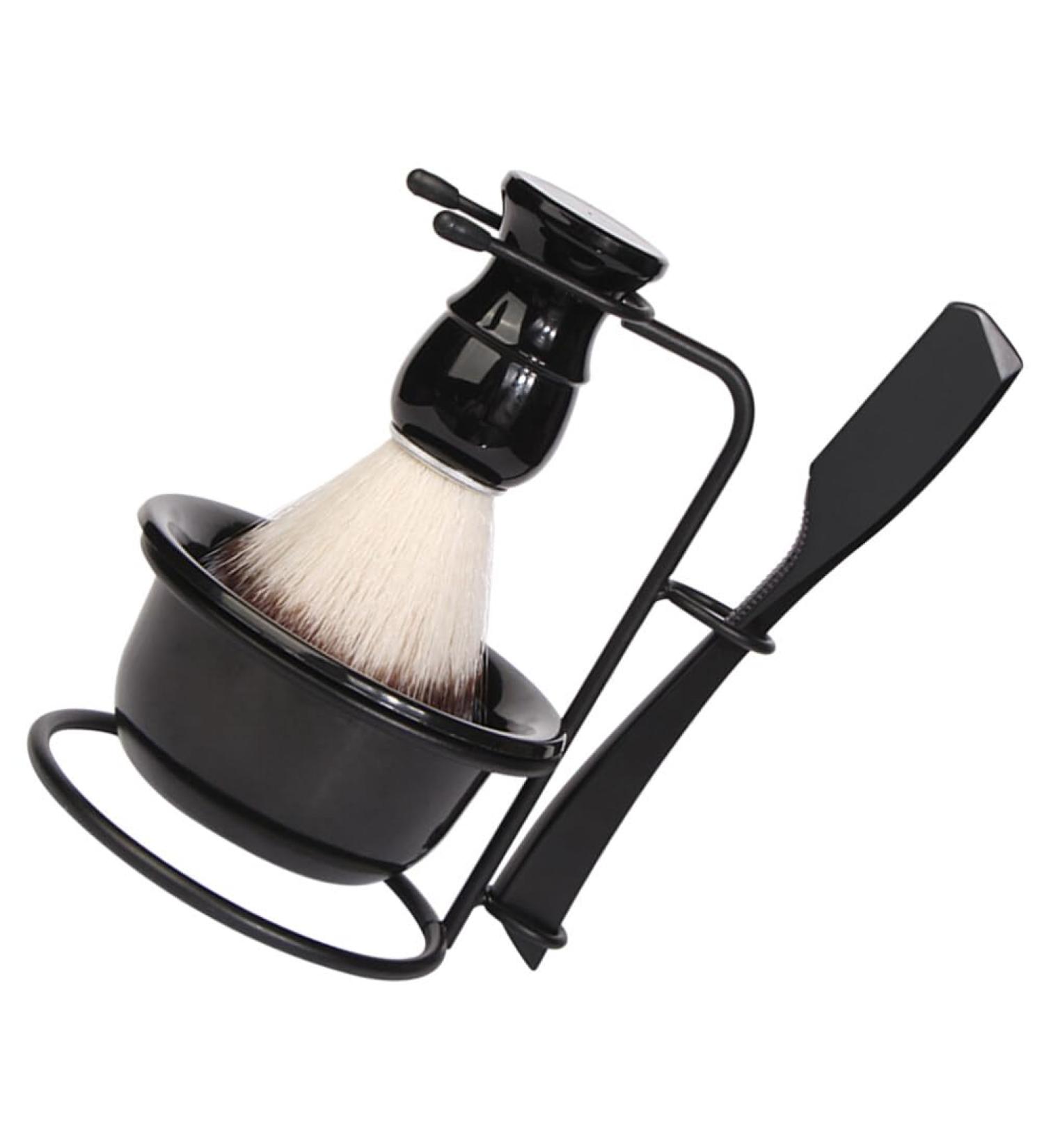 Minkissy Shaving Brushes Set - Reusable Shaving Brush & Bowl for Men | Best Men's Grooming Tools - Buy Online on GoSupps.com