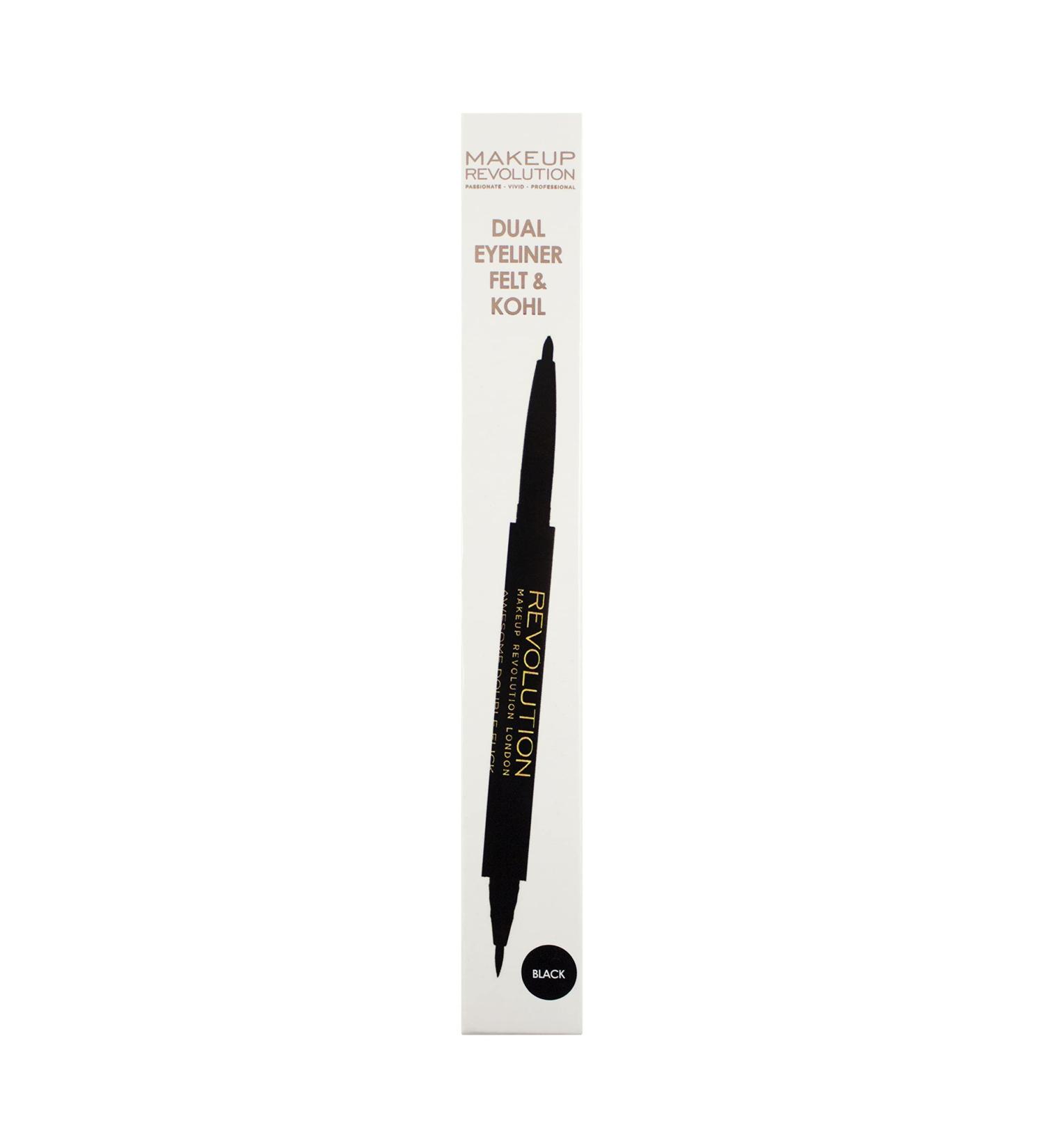 Buy Makeup Revolution Awesome Eyeliner - Felt & Kohl - International Shipping Available - Buy Online on GoSupps.com