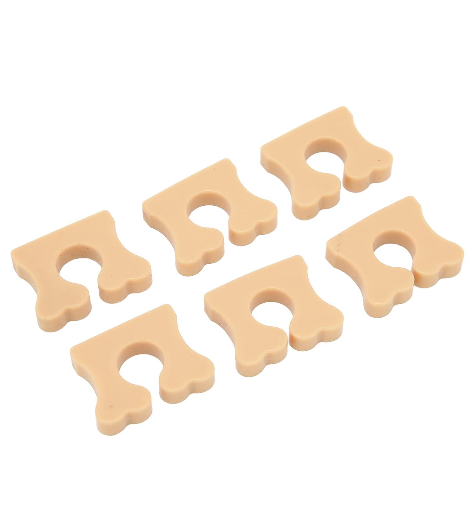 Silicone Toe Separators - Individual Toe Separators for Friction Reduction & Overlapping Toe Prevention - Perfect for Pedicures - Buy Online on GoSupps.com