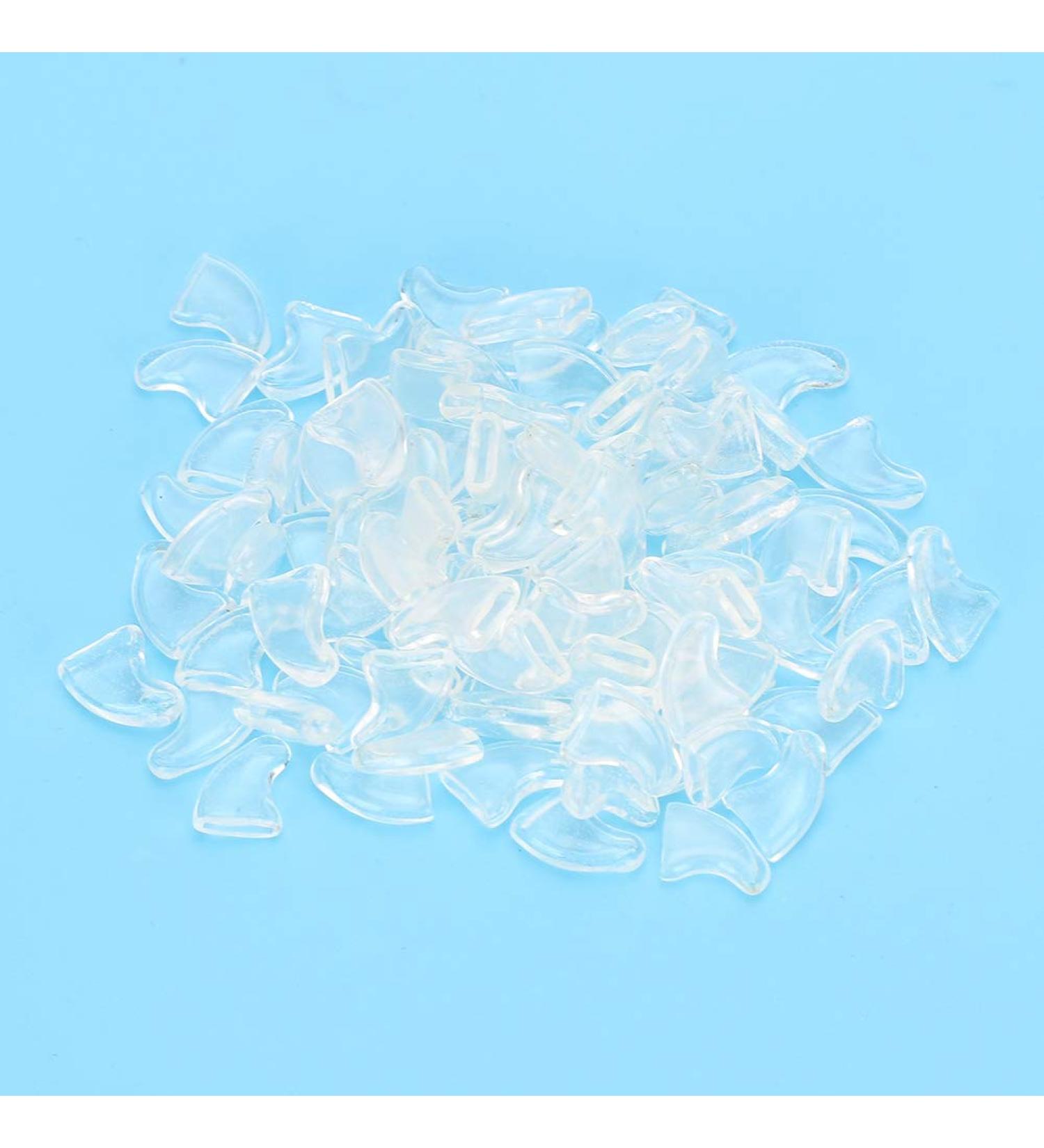 Tmishion Cat Nail Caps & Dog Paw Protective Sleeves - 100 Soft Anti-Scratch Claw Covers (Large) - Ice White - Buy Online on GoSupps.com