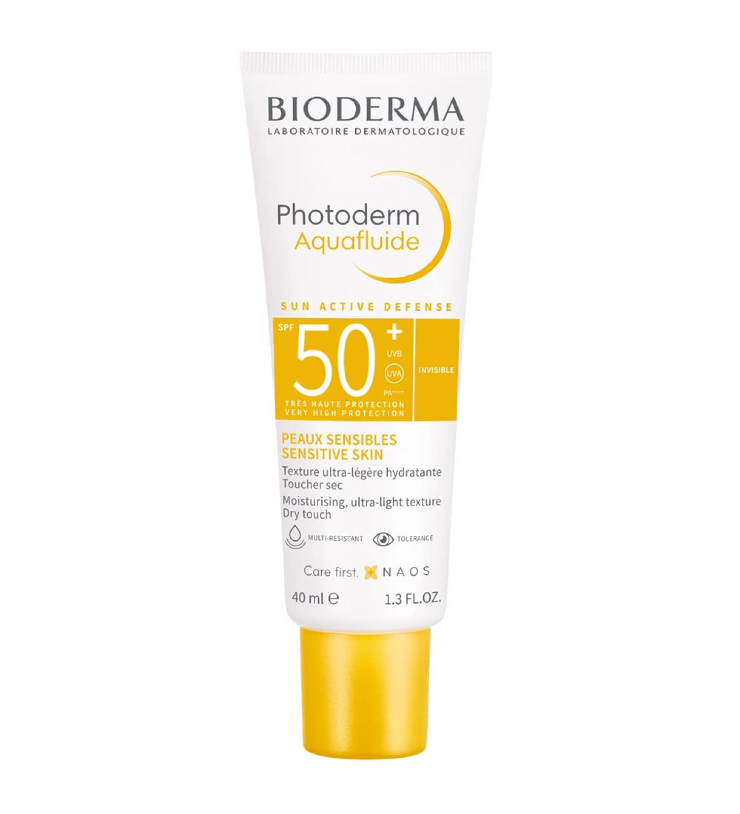 Aquafluide Ultra Light Texture Moisturizing SPF50+ 40ml Photoderm Sensitive Skin Bioderma - Buy Online on GoSupps.com