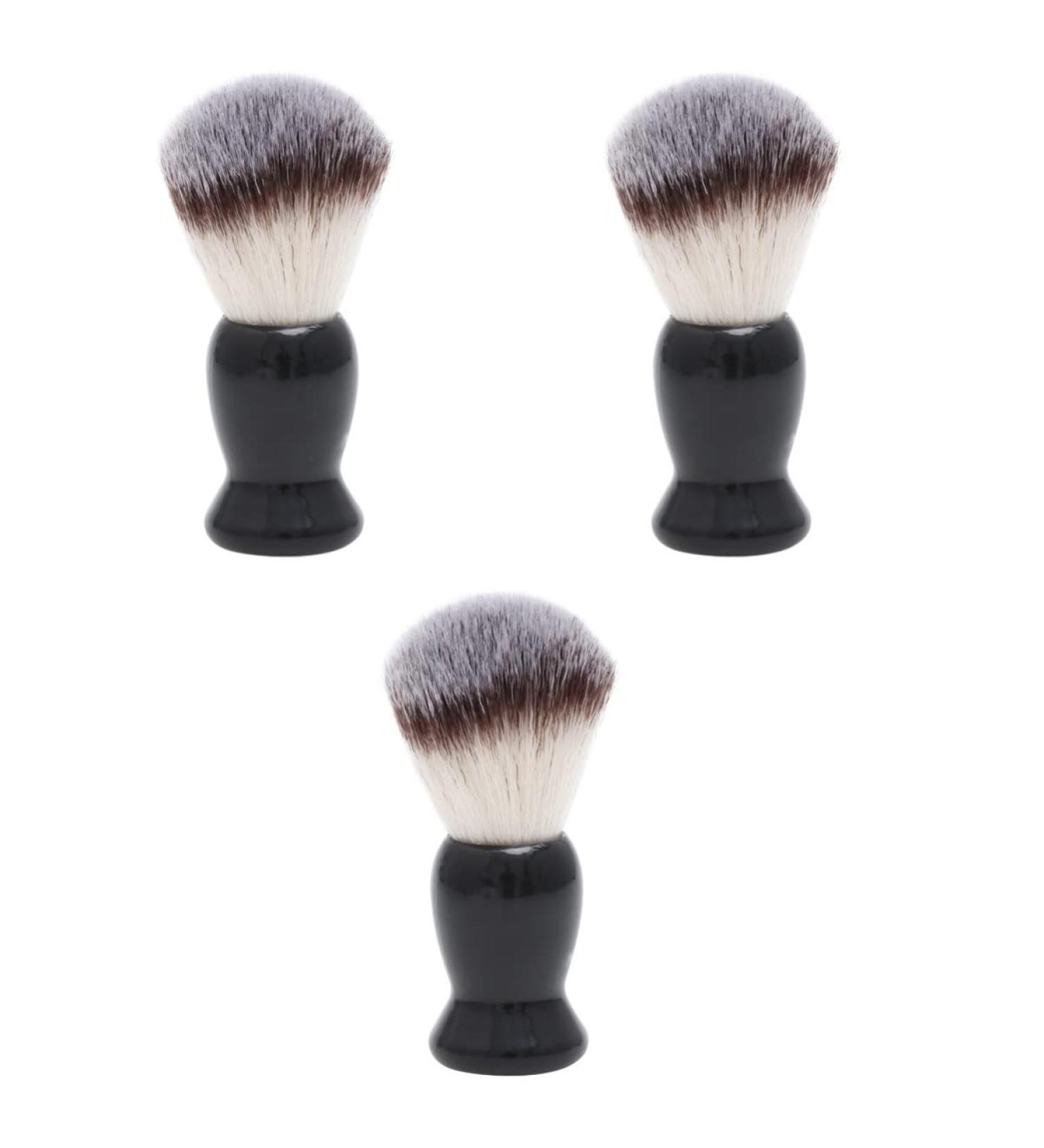 Beaupretty 3-Pack Mustache Brush Set | Face & Beard Grooming Brush | Razor & Neck Cleaning Brush for Men - Buy Online on GoSupps.com