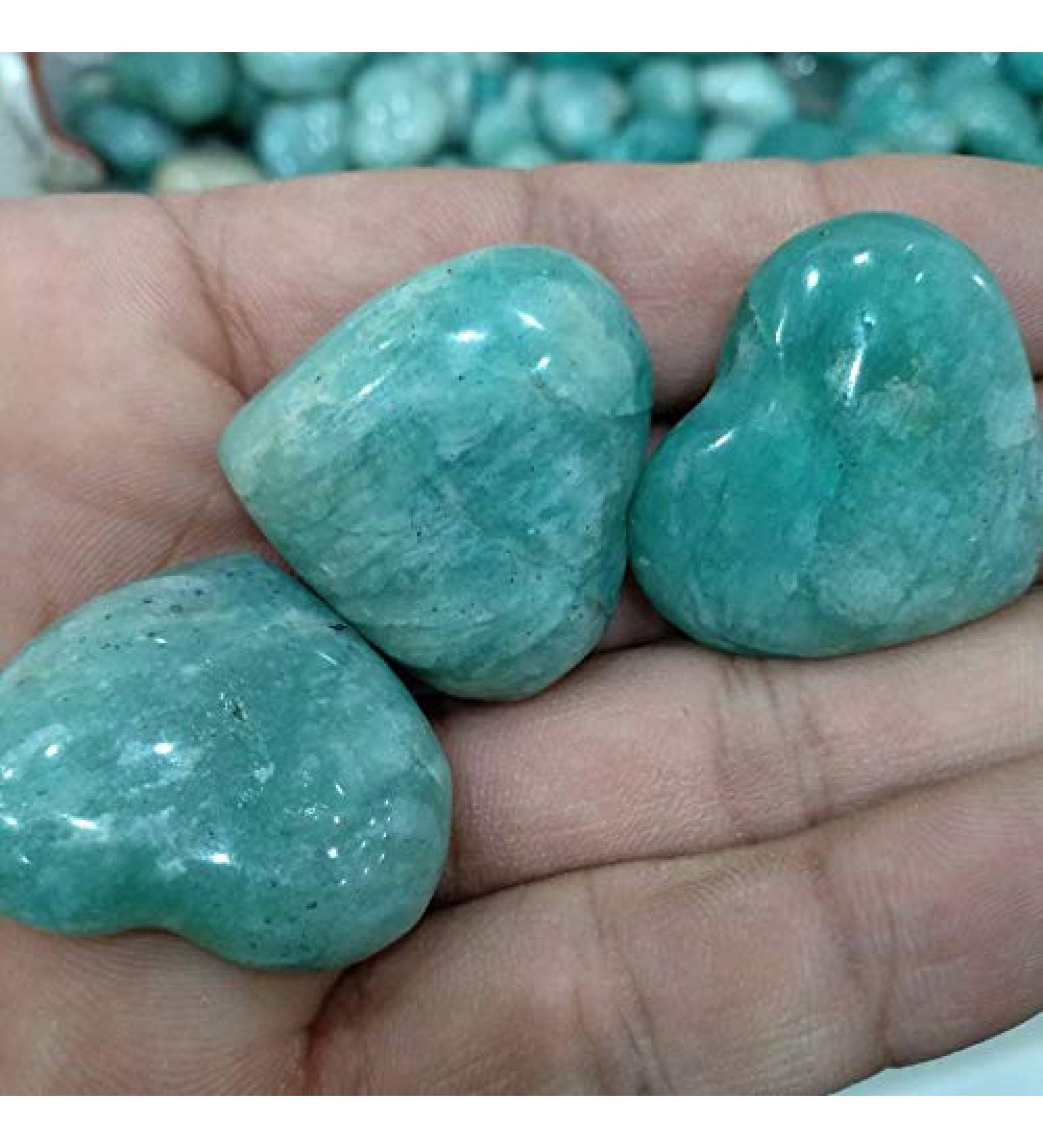 Natural Crystal Rough 3pcs Pretty Gorgeous Natural Stone Heart Crystal Stone - Buy Online on GoSupps.com