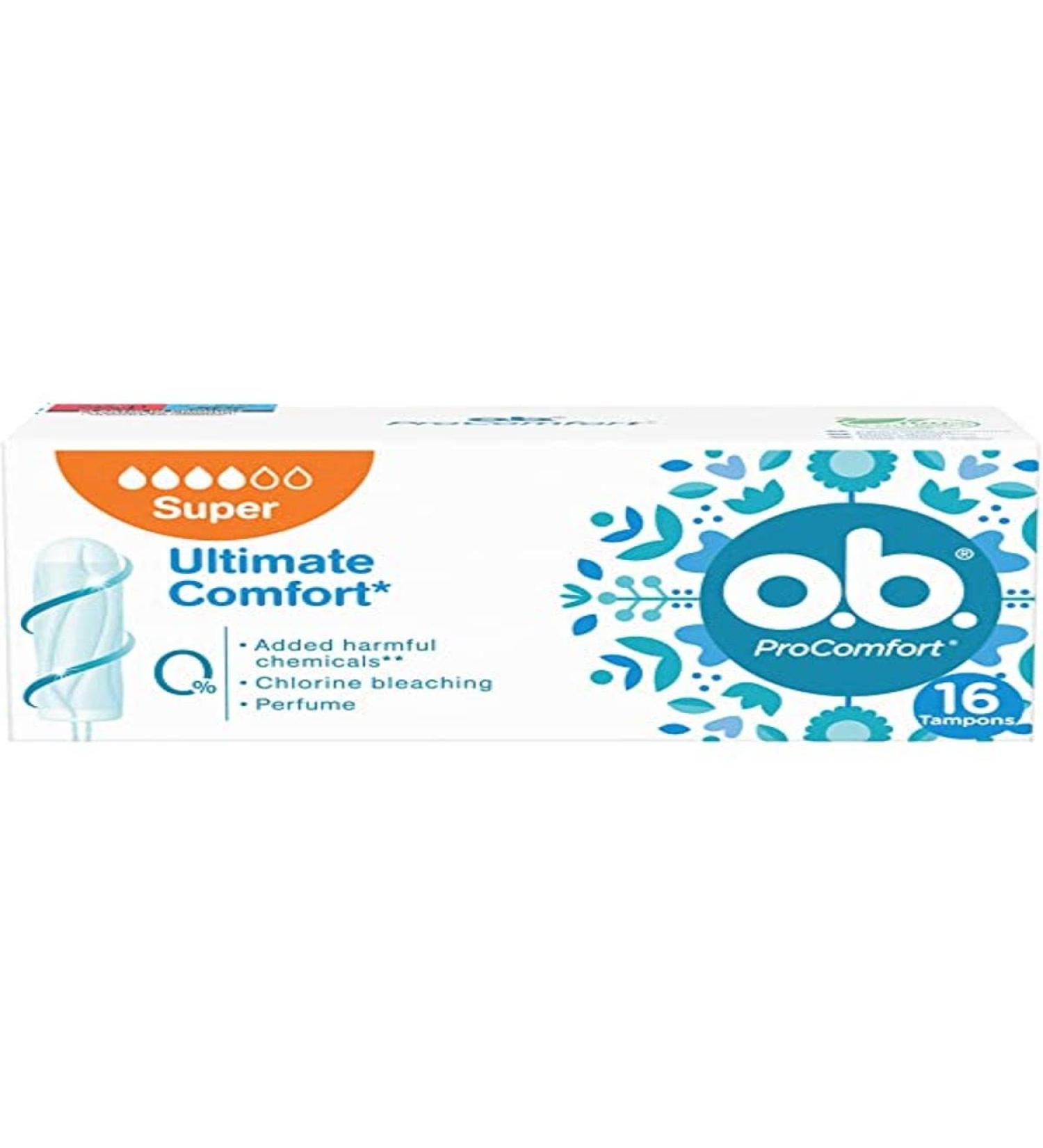 O.B. Pad Super - 16 Pieces | Top-Quality Menstrual Pads | Shop Now! - Buy Online on GoSupps.com