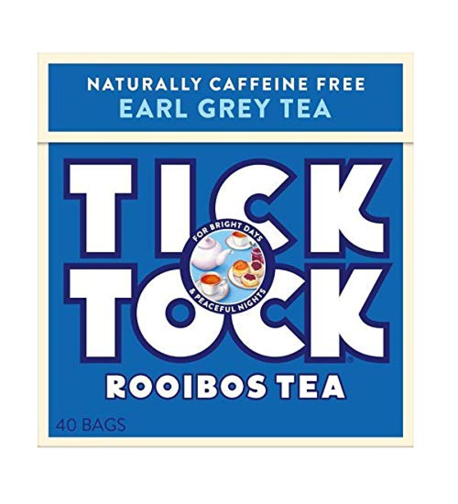Tick Tock Tick Tock Earl Grey Rooibos Tea 4 x 40 Bags