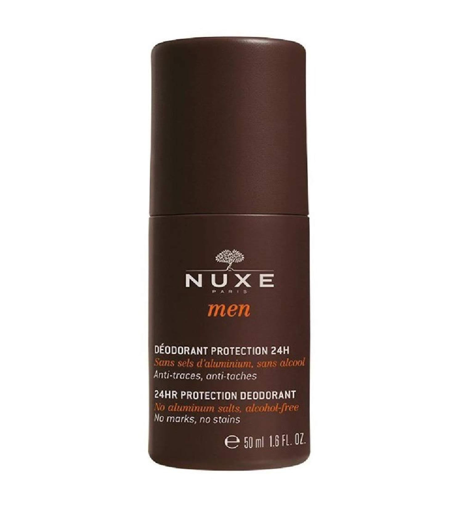 NUXE Men 24Hr Protection Deodorant 1.6 Fl oz - Long-lasting Odor Control for Men - Buy Online on GoSupps.com