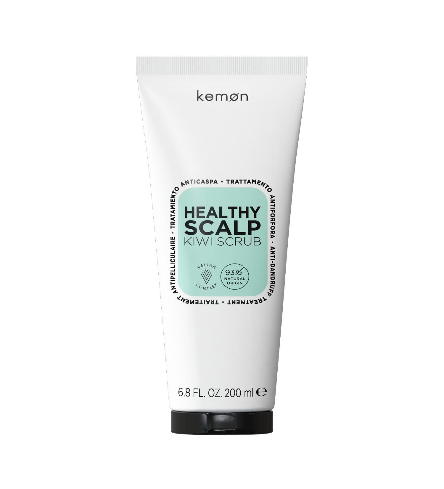 Kemon SpA Kemon Healthy Scalp Kiwi Scrub antidandruff treatment based on kiwi seeds removes impurities gives a fresh feeling 200 ml - Buy Online on GoSupps.com
