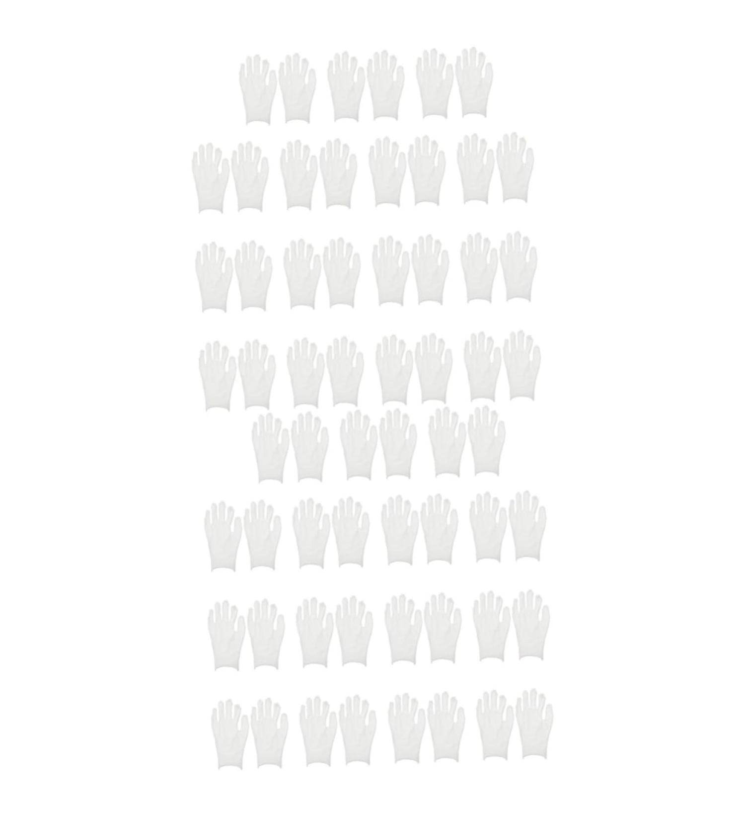 FOMIYES 30 Pairs Overnight Moisture Gloves White Cotton Gloves for Dry Hands Stretchable Gloves White Gloves Women Bedtime Cotton White Gloves Bulk Cutting Slugging Lotion Women's Washable - Buy Online on GoSupps.com