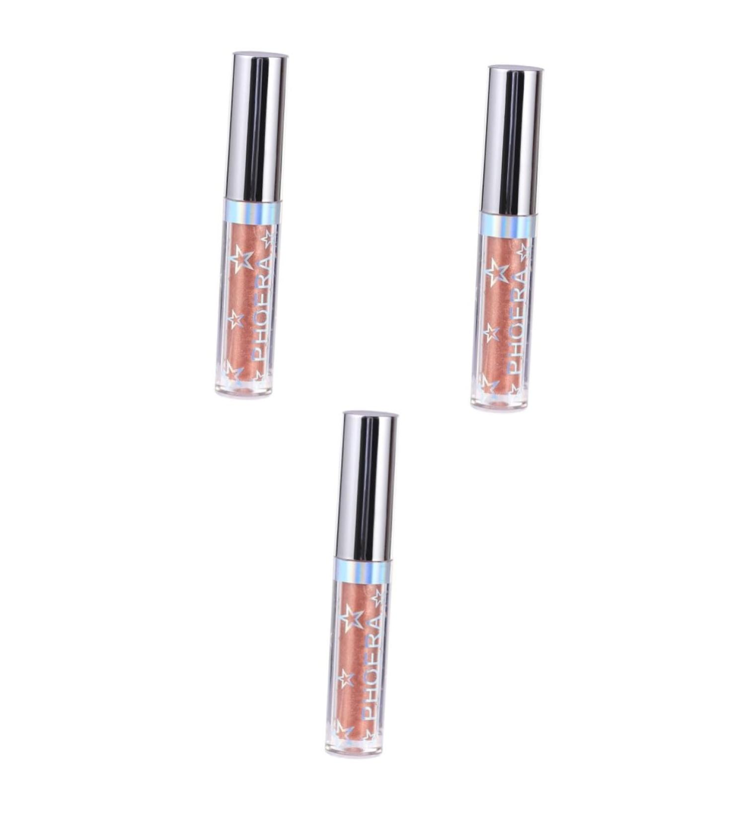 Healvian 3pcs Pearlescent Eyeshadow Glitter Liquid Eyeliners Star Light Eyeshadows Glow Glitter Eyeliner - Buy Online on GoSupps.com