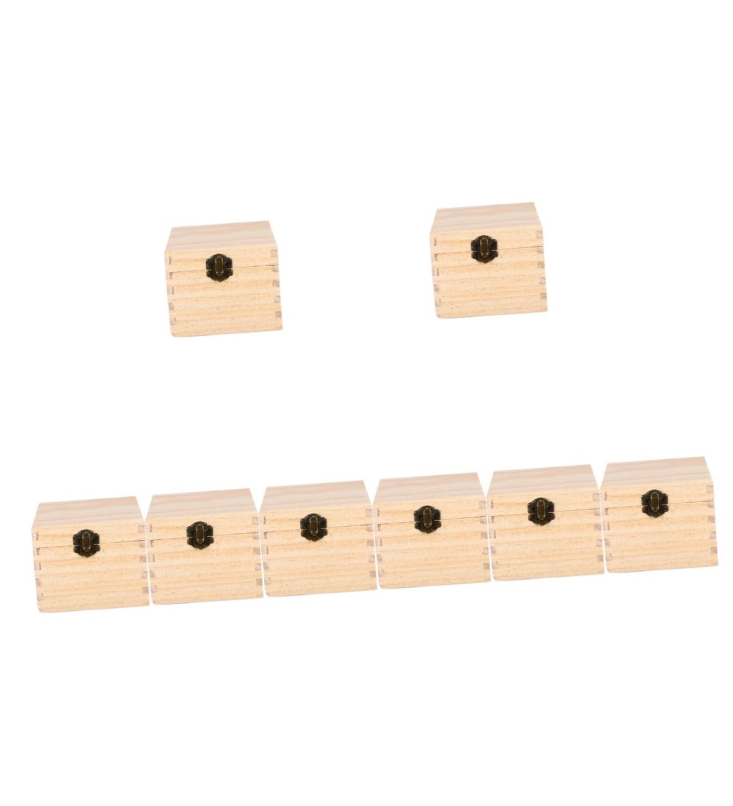 Minkissy 8-Piece Storage Box for Essential Oils & Jewelry | Wood Organizers & Gift Boxes - Ideal for Bottles & Small Containers - Buy Online on GoSupps.com