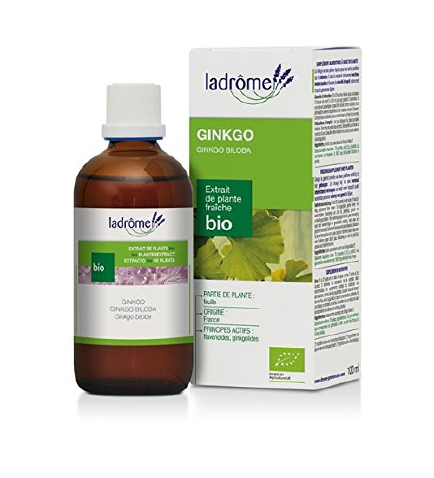 Ladrôme Organic Fresh Plant Extract Ginkgo 100 ml
