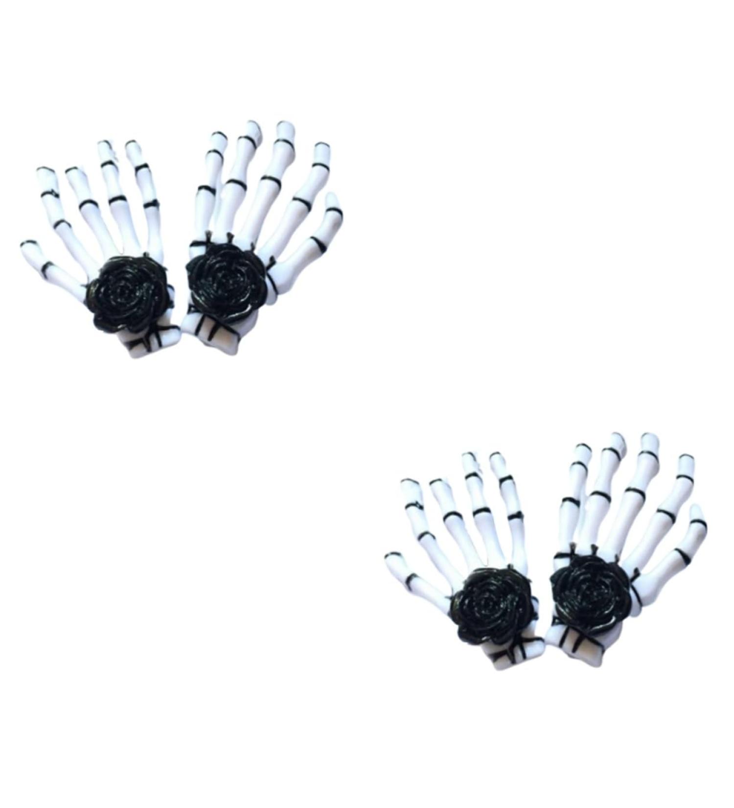 FRCOLOR 2 Pairs Skeleton Hairpin Barrette Hair Alligator Clips Halloween Treat Clips Gothic Hair Clip Headband Side Clip Hair Clips Claw Hair Clip Slippery Women's Boutique - Buy Online on GoSupps.com