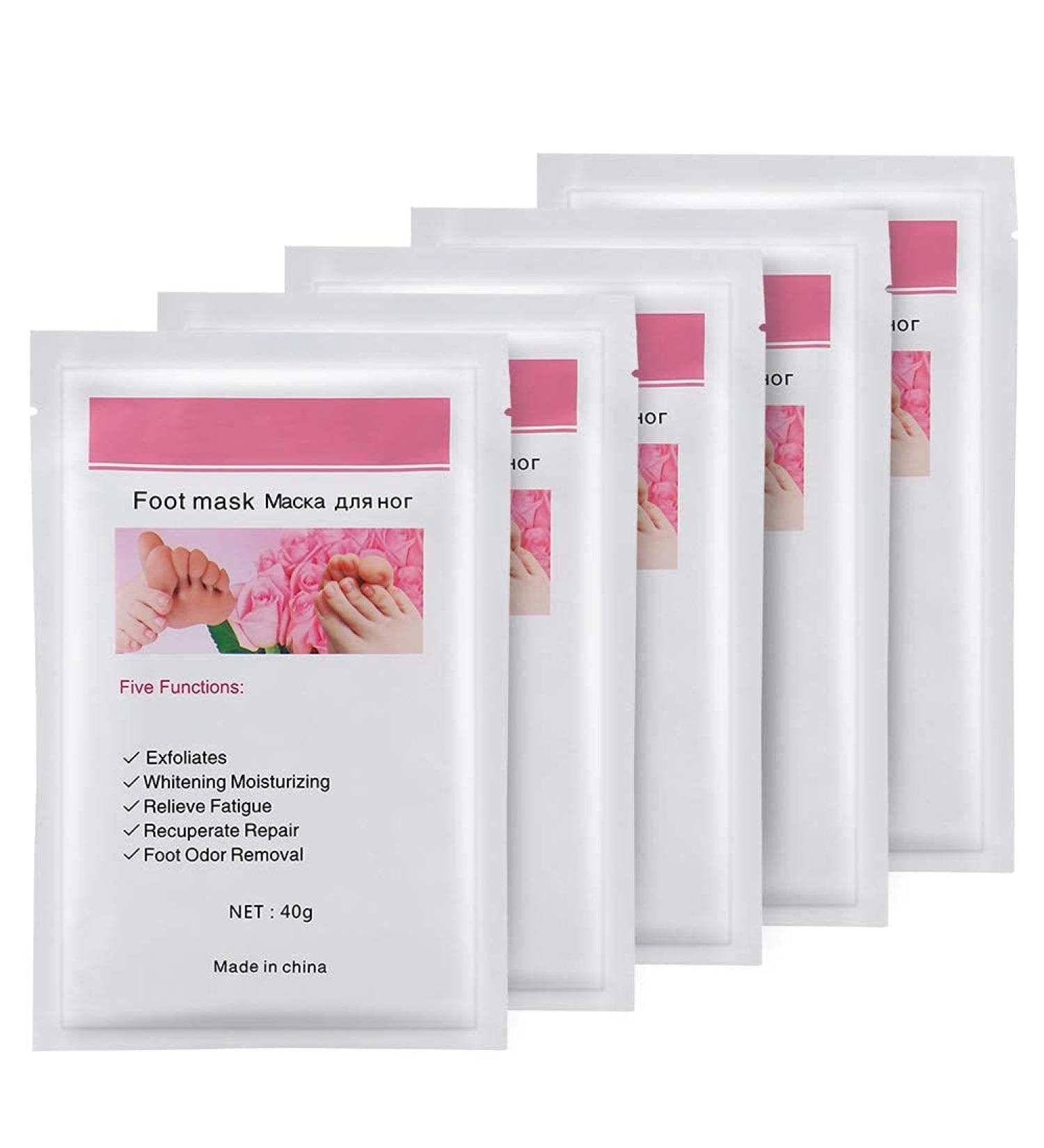 Rejuvenating Foot Mask - Dead Skin Peeling Treatment for Smooth Feet | International Shipping - Buy Online on GoSupps.com
