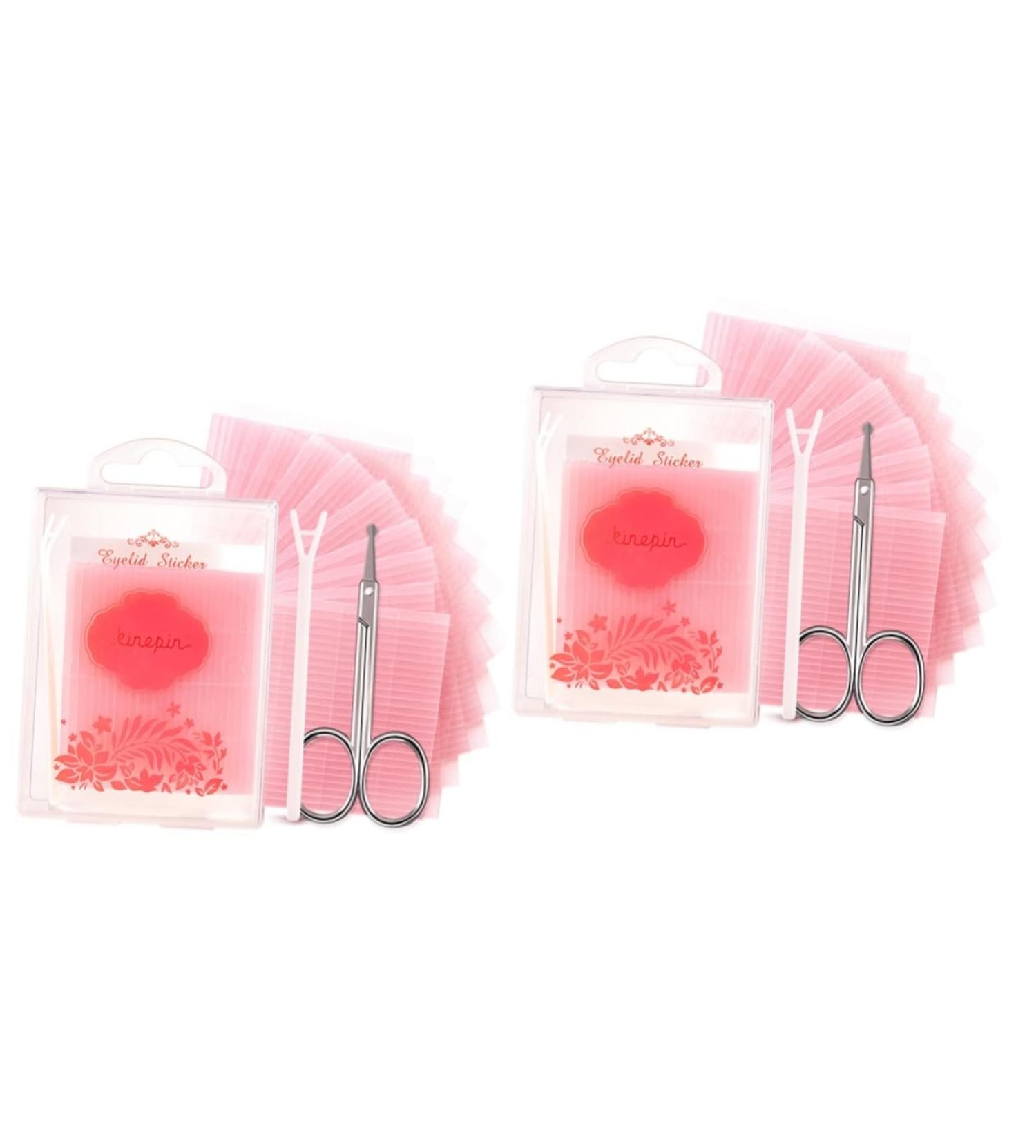 Buy Balacoo Double Eyelid Stickers - 2 Sets of Transparent Adhesive Tape for Makeup - Invisible Double-Sided Eyelid Strips - Buy Online on GoSupps.com