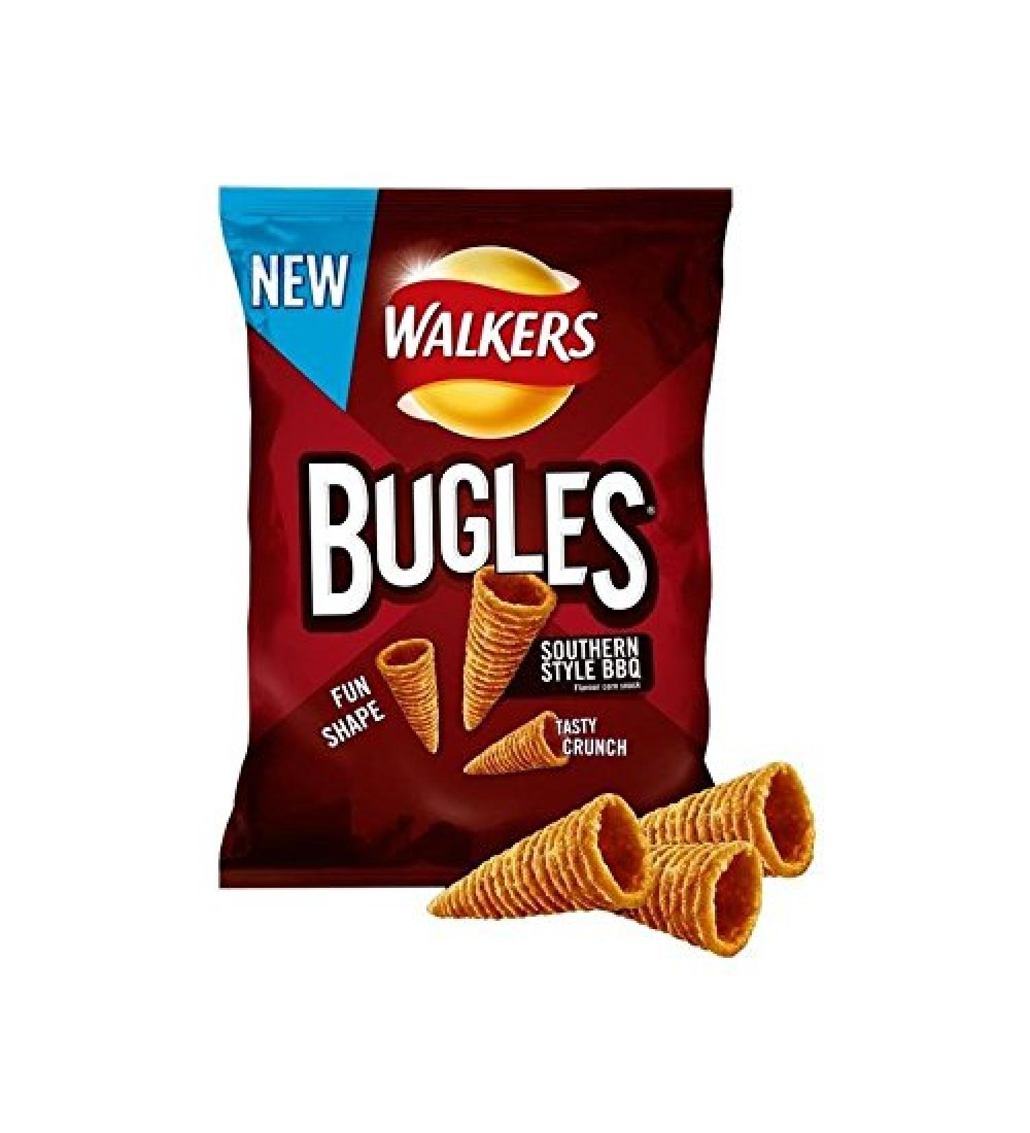 Walkers Walkers Bugles Southern Style Barbecue 110 g Lot de 4