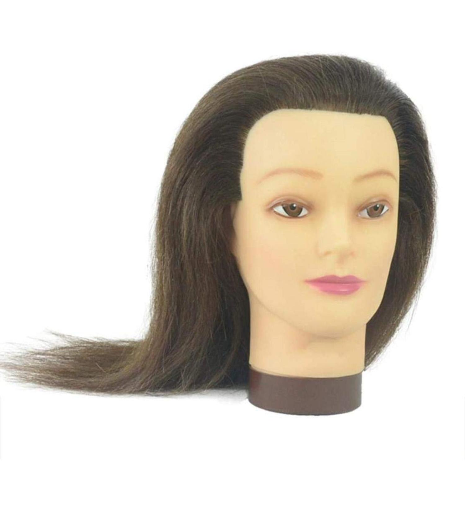 Adjustable Tailor Puppet Female Bride Makeup Styling Dummy Head - Perfect for Wig and Hair Styling Practice | Salon Training Bust Stand - Buy Online on GoSupps.com