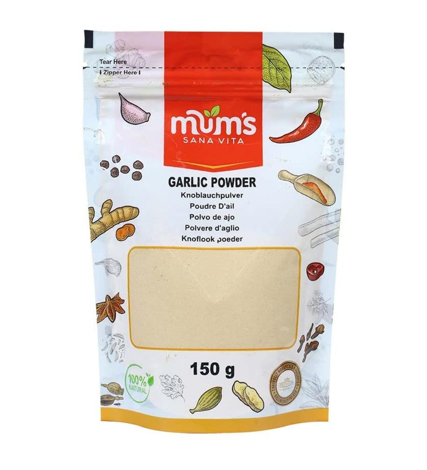 Mum's Premium Garlic Powder 150g - High-Quality Seasoning for Cooking - Buy Online on GoSupps.com