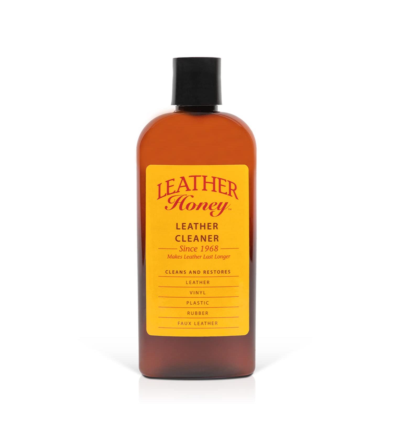 Leather Honey Leather Cleaner - Best for Vinyl, Apparel, Furniture, Auto Interior & More - 8oz - Buy Online on GoSupps.com