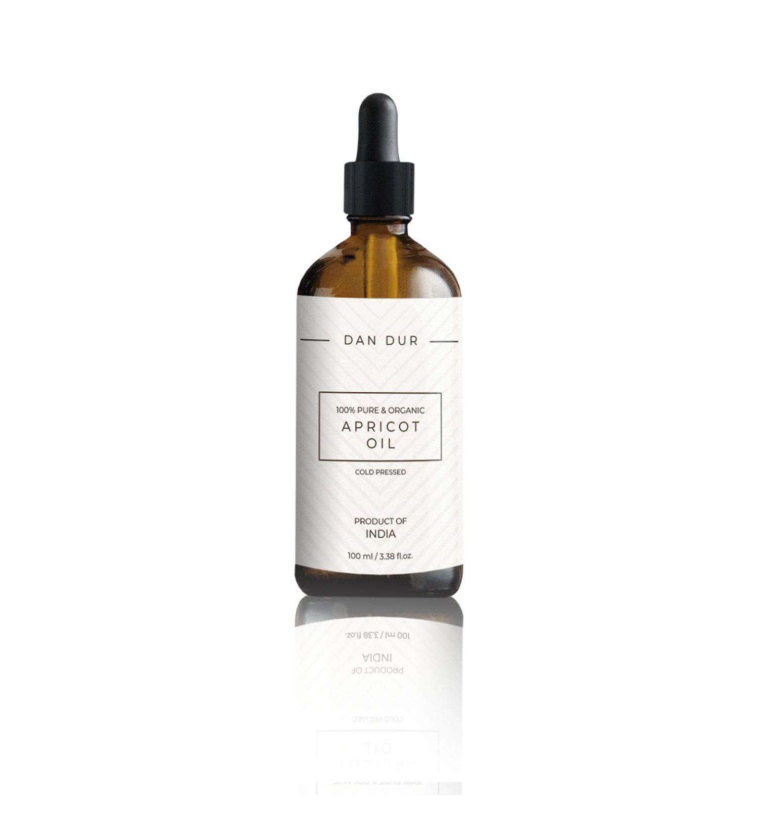 100% Pure Organic Apricot Oil by Dan-Dur BIO Cold Pressed Extra Virgin Multi-Purpose Treatment HAIR GROWTH SOURCE OF NUTRIENTS (50 ml)