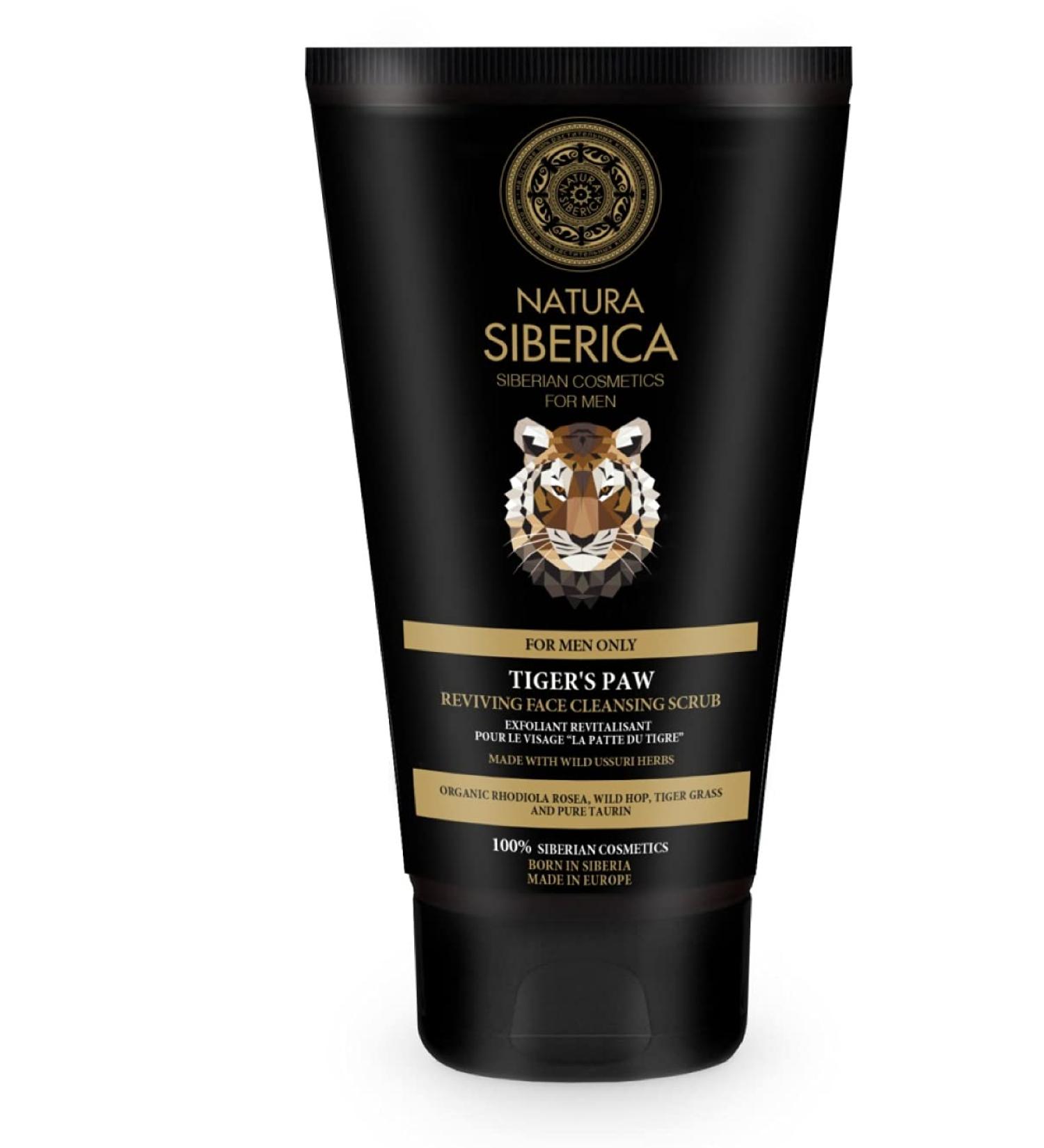 Natura Siberica Tiger's Paw Reviving Facial Cleansing Scrub for Men - 150ml | Best International Shipping - Buy Online on GoSupps.com