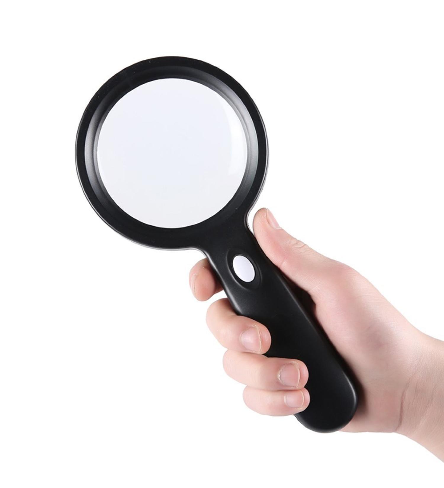 10 Times Magnifying Glass with Lamp Children's Elderly Reading Hd Mobile Phone Repair Magnifying Glass Optical Glass 12 Ring Lights Hd Zoom Lofty Ambition - Buy Online on GoSupps.com