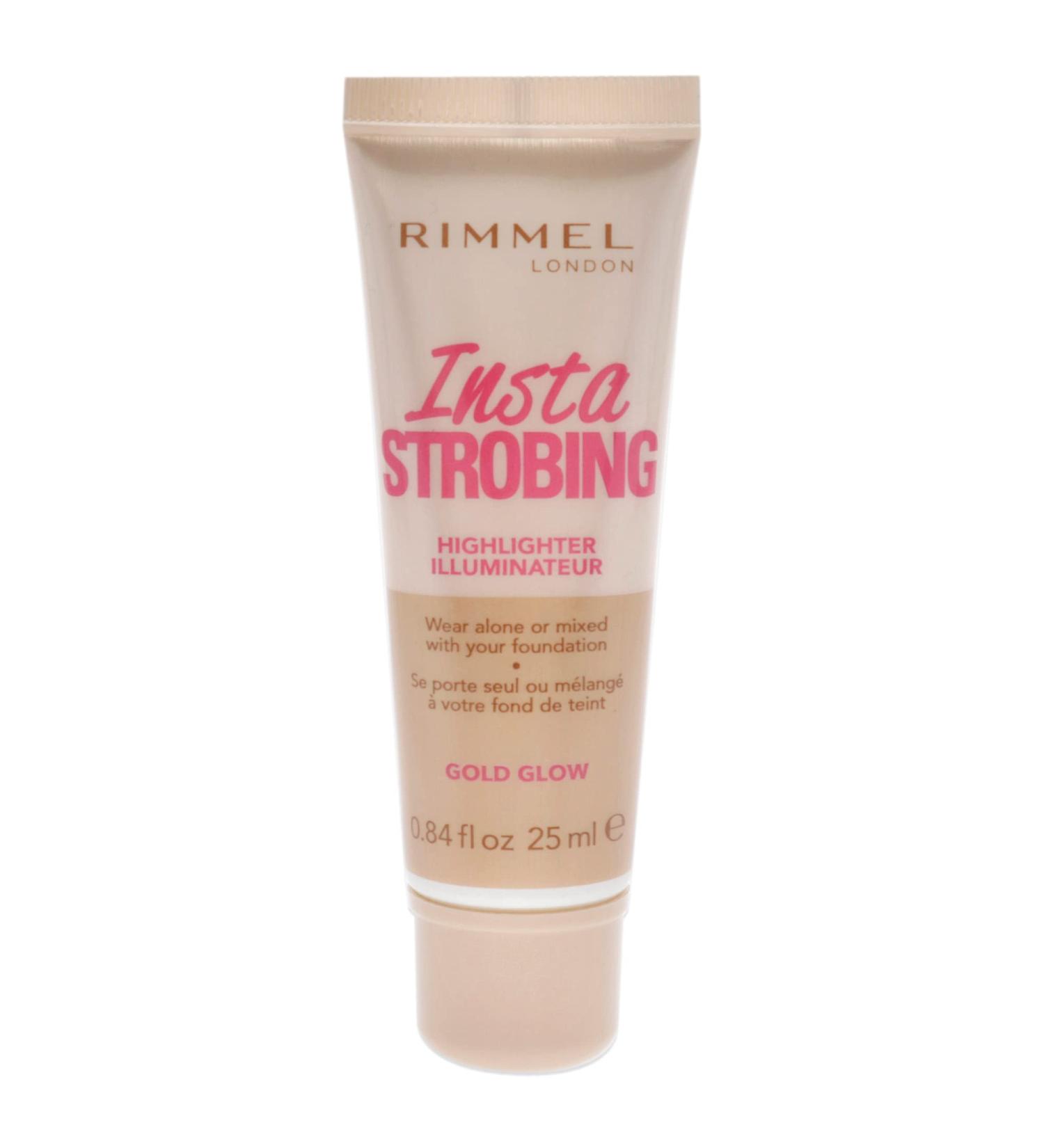 Rimmel Insta Strobing Highlighter Gold Glow 0.84 Fl Oz - Radiant Luminous Finish - Buy Online on GoSupps.com