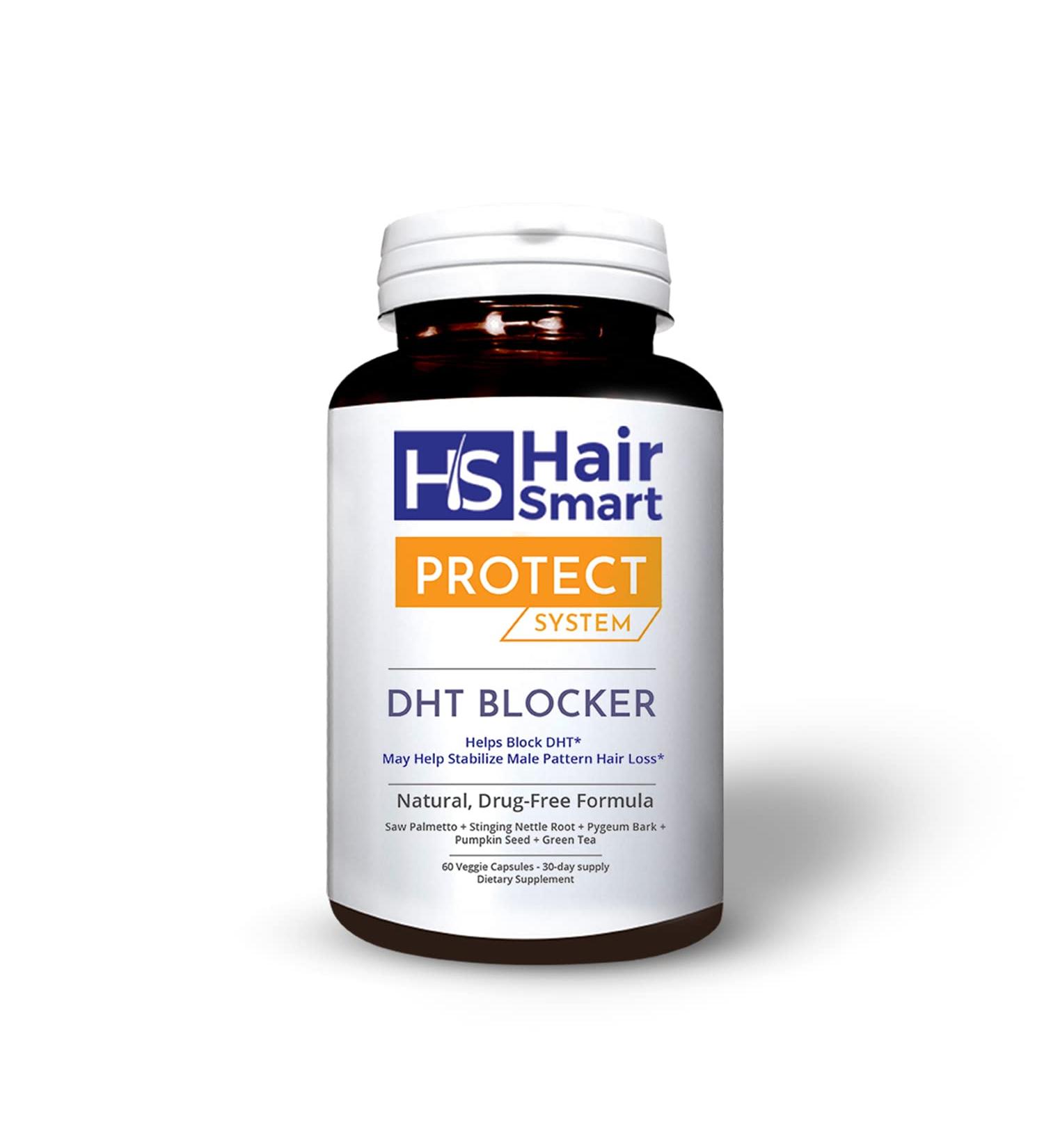 Natural DHT Blocker for Hair Growth - Plant-Based Hair Loss Prevention Pills for Men & Women, 60 Tablets - Buy Online on GoSupps.com