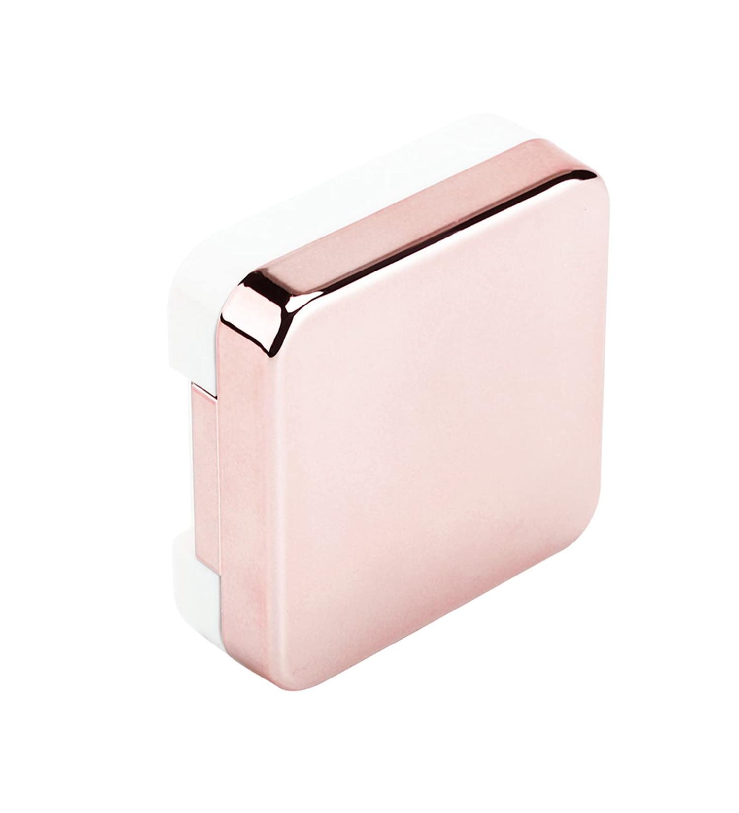 Light Pink Mini Contact Lens Box - Travel Case & Eye Care Set | Reflective Storage Container for Lenses - Buy Online on GoSupps.com