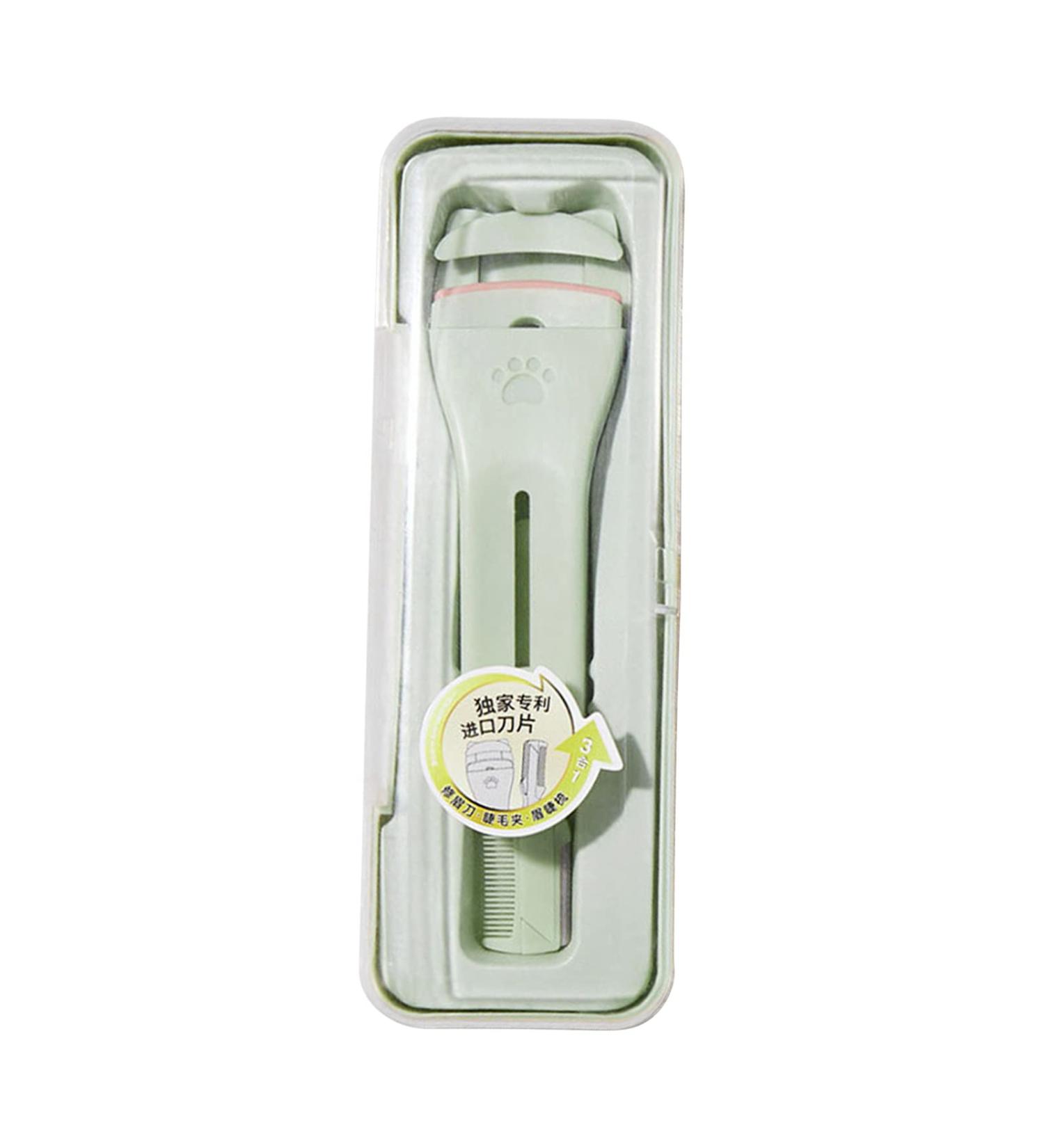 Bestvisse Cat Claw Eyelashes Curler with Eyebrow Trimmer Eyelash Curler Long Lasting Makeup Tool Cosmetic for Women Girl - Buy Online on GoSupps.com