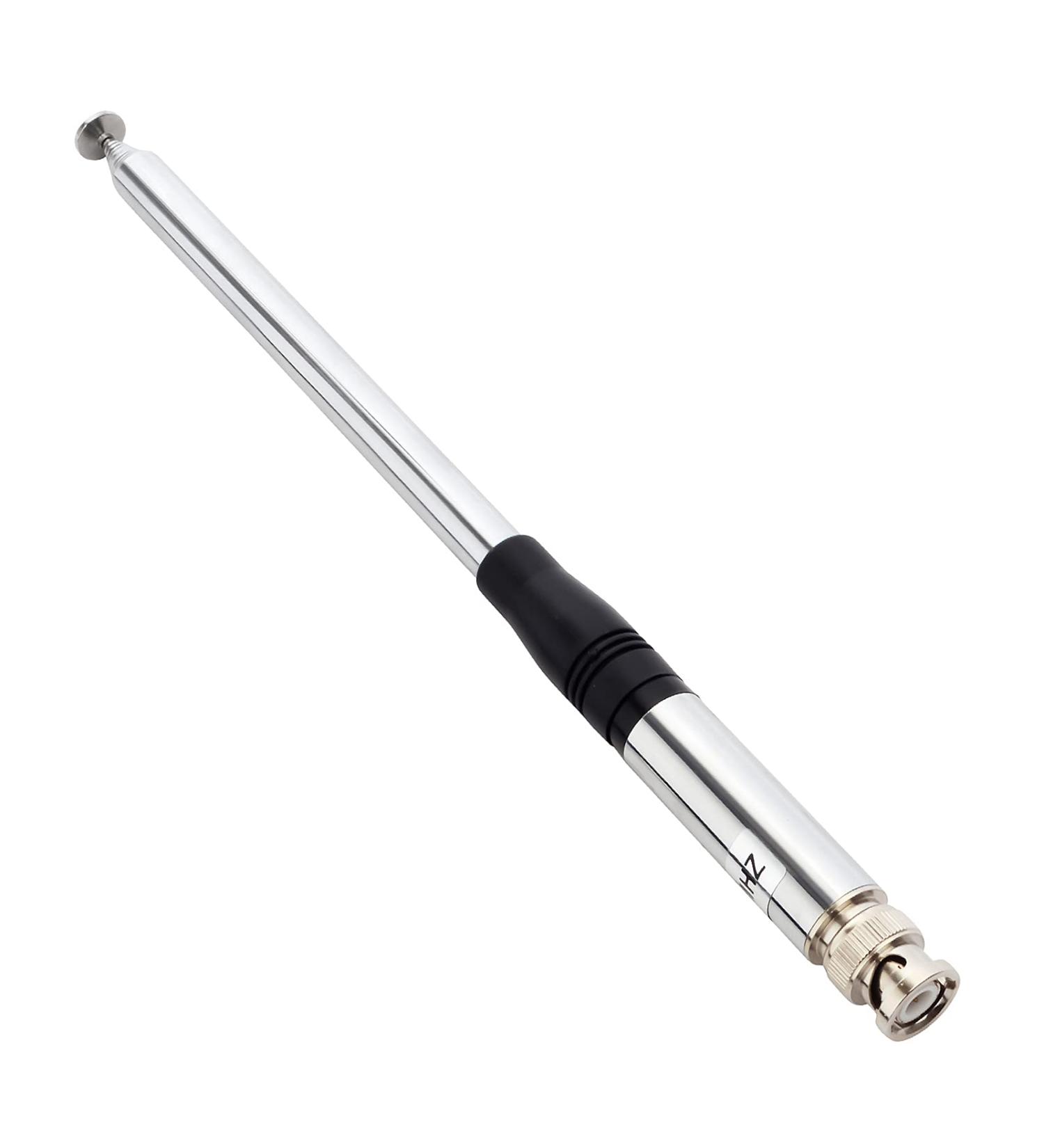 HYS 27Mhz Telescopic Antenna 9-51 with BNC Connector for CB Handheld Radio - Compatible with Cobra, Midland, Uniden, Anytone - Buy Online on GoSupps.com