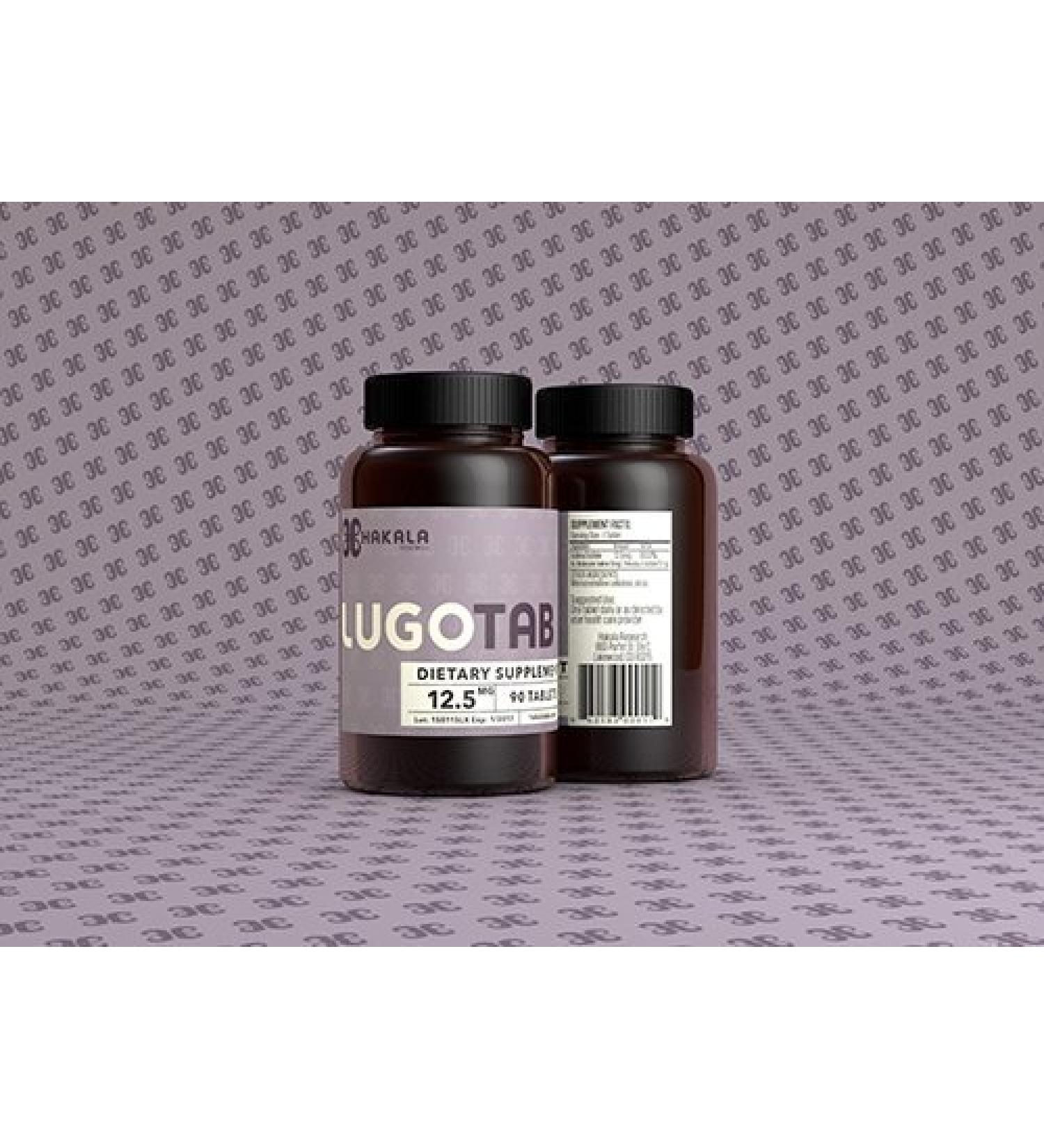 LugoTab 12.5mg - 90 Tablets 90 Count (Pack of 1)