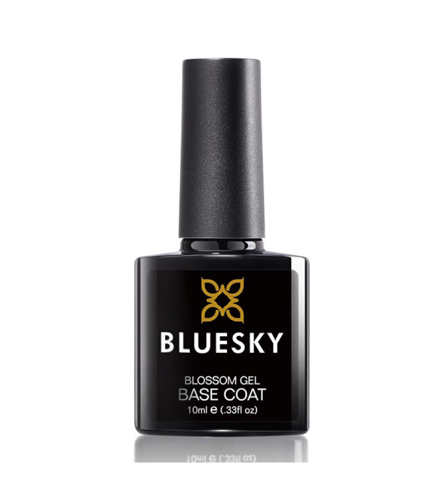 Bluesky Gel Nail Polish Blossom Base Coat Clear 10ml Floral Nail Art Gel (Requires Curing Under UV LED Lamp) Base Coat Clear - Buy Online on GoSupps.com