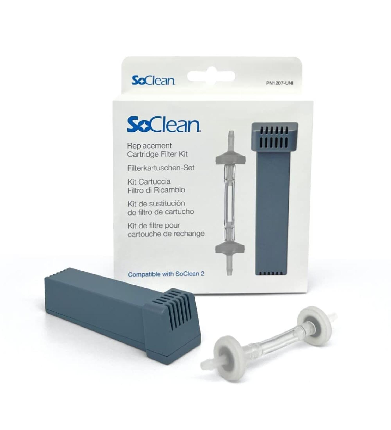 SoClean 2 Replacement Cartridge Filter Kit with Check Valve - Authentic Part & Full Warranty - Buy Online on GoSupps.com
