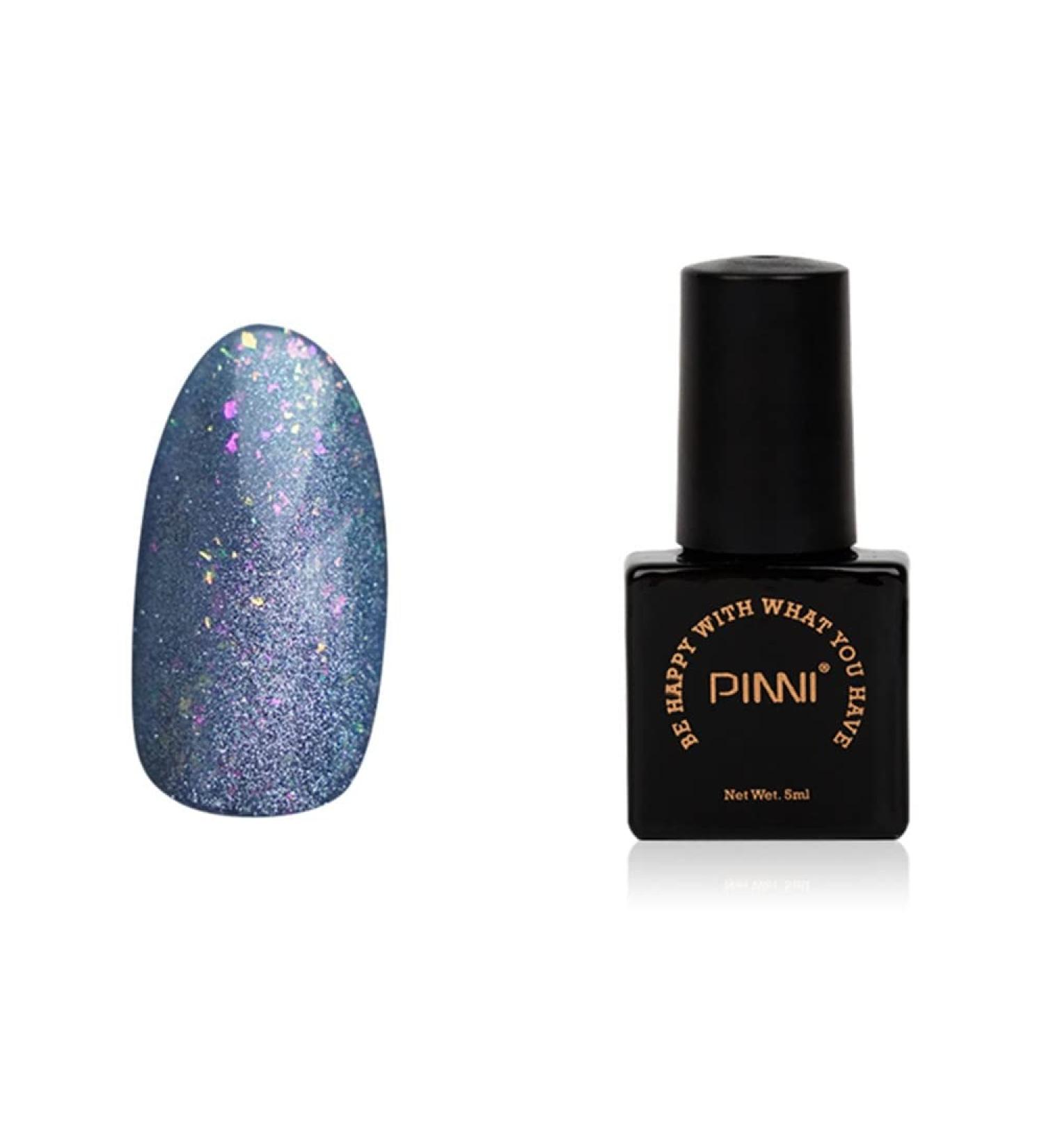 PINNI Gel Nail Polish Magnetic Cat Eye UV LED Gel Nail Lacquer Superfine Mica Aurora Platinum Glitter Winter Christmas Set Semi-permanent Soak-off Manicure Gel Nails for Salon 5ml #4 - Buy Online on GoSupps.com