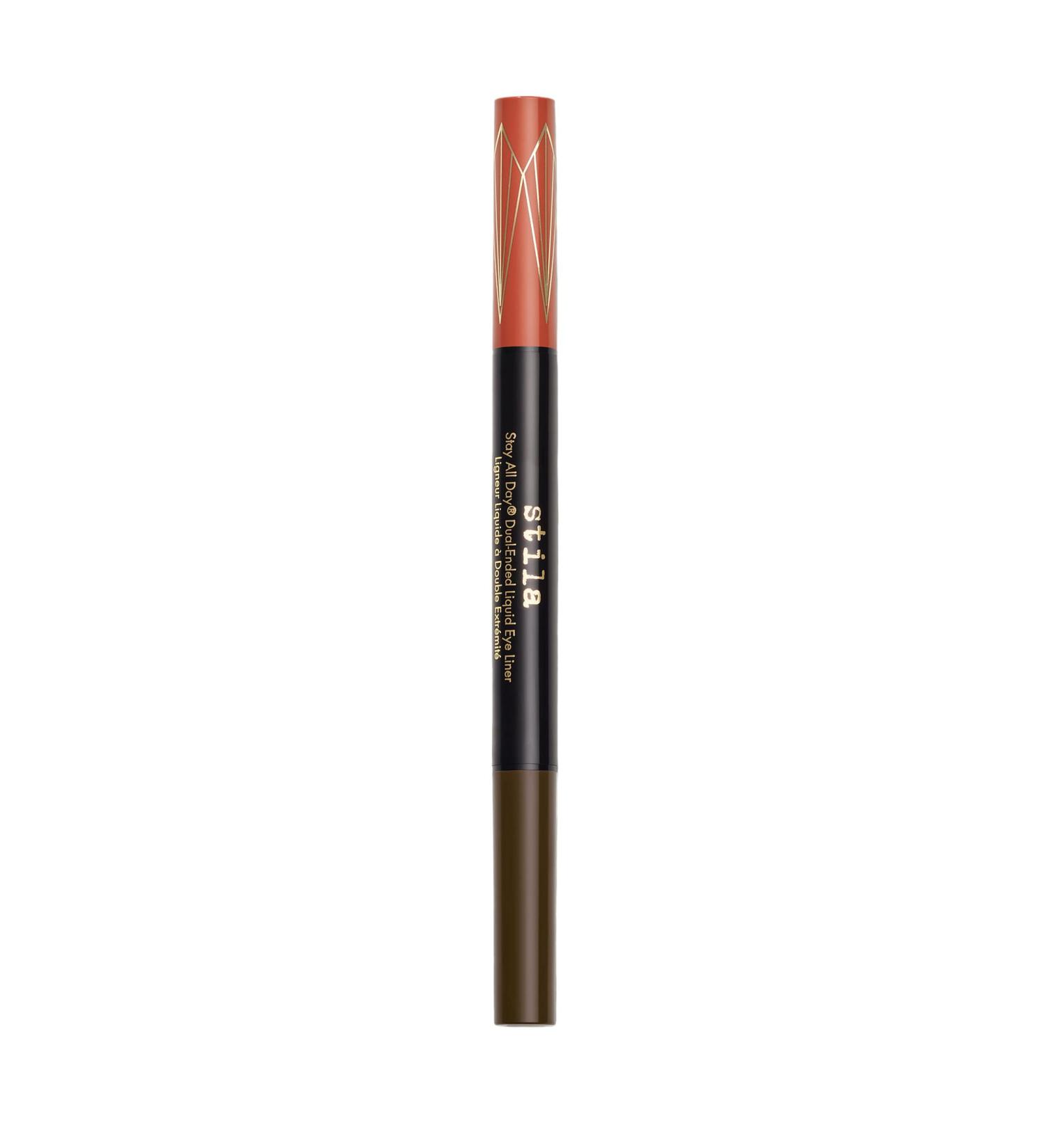 stila Stay All Day Dual-Ended Liquid Eye Liner in Amber & Dark Brown - Buy Online on GoSupps.com