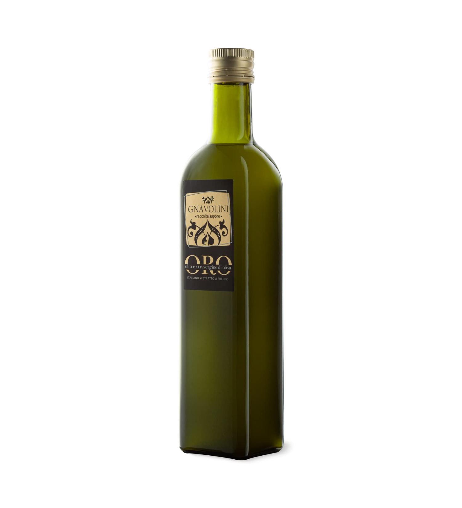 Gnavolini Raccolta Sapore Extra Virgin Italian Olive Oil | 750ml Bottle | Cold Extracted Evo Cooking Oil (500ml) - Buy Online on GoSupps.com