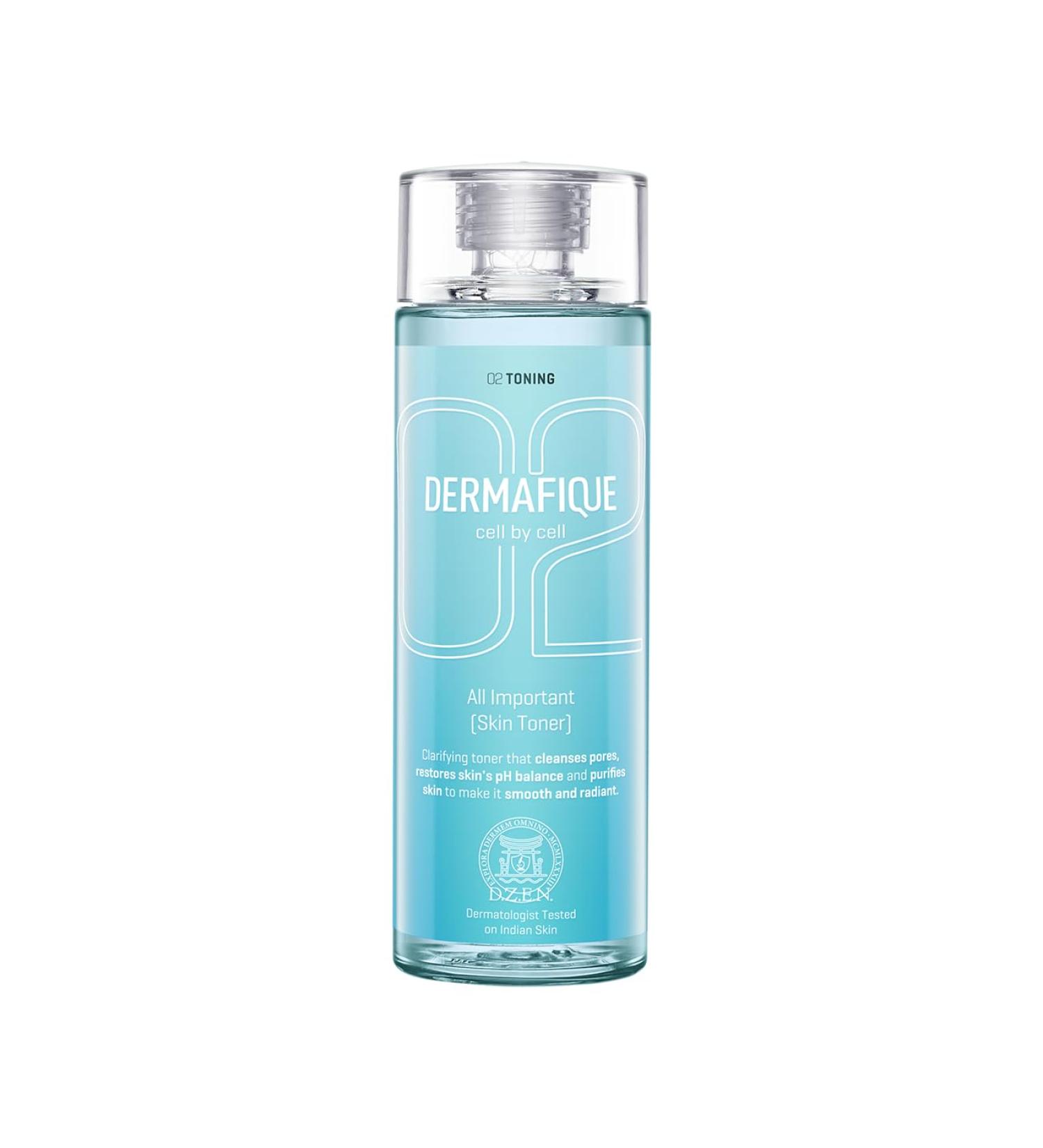 Dermafique All Important Skin Toner Aqua Marine 150ml - Buy Online on GoSupps.com