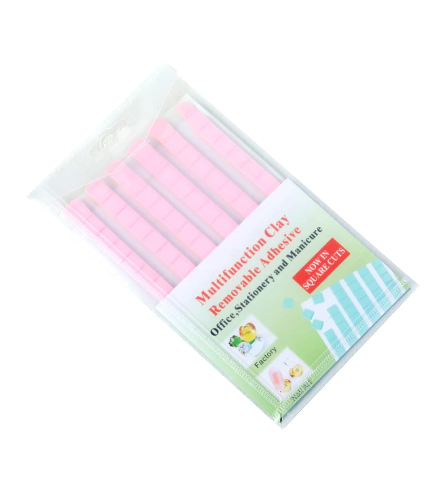 Reusable Adhesive Poster Putty For Nail Practice Stand Multifunction Tacky Putty For Pictures Poster Art Photography Adhesive Poster Putty Sticky Multipurpose Mounting Putty pink - Buy Online on GoSupps.com