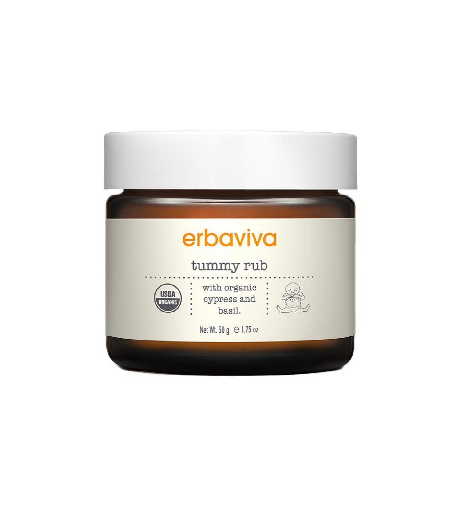 erbaviva Tummy Rub 1.75 oz - Soothing and Organic Belly Balm - Buy Online on GoSupps.com
