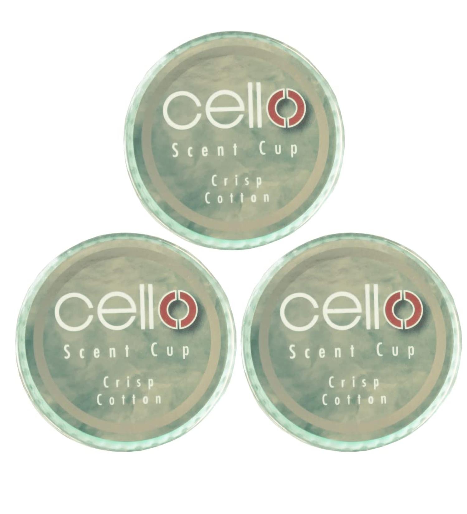 Crisp Cotton Scent Cup x3 | Tealight Scented Candles | High Fragrance Tea Lights for Holders | Divine Scented Candle Melt Cups | Stunning Gifts for Women - Buy Online on GoSupps.com